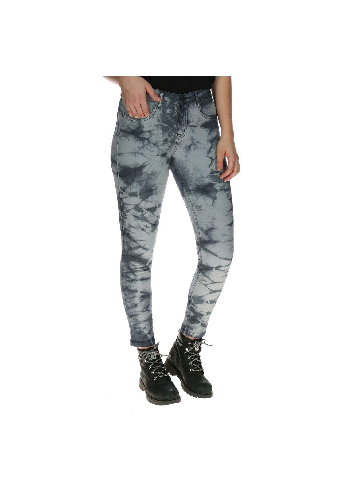 Pantalón Mujer Symbol Plus Algodón Azul-3