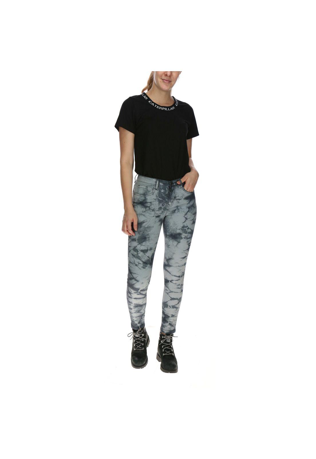 Pantalón Mujer Symbol Plus Algodón Azul-4