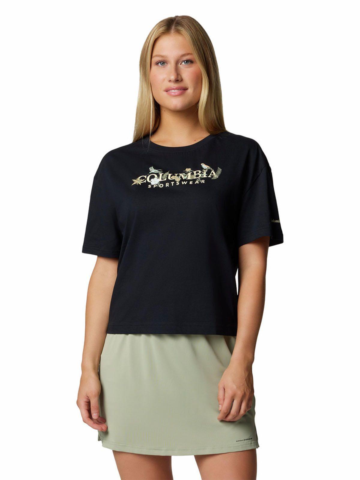 Polera M/C Mujer Rolling Bend Graphic Negro-0