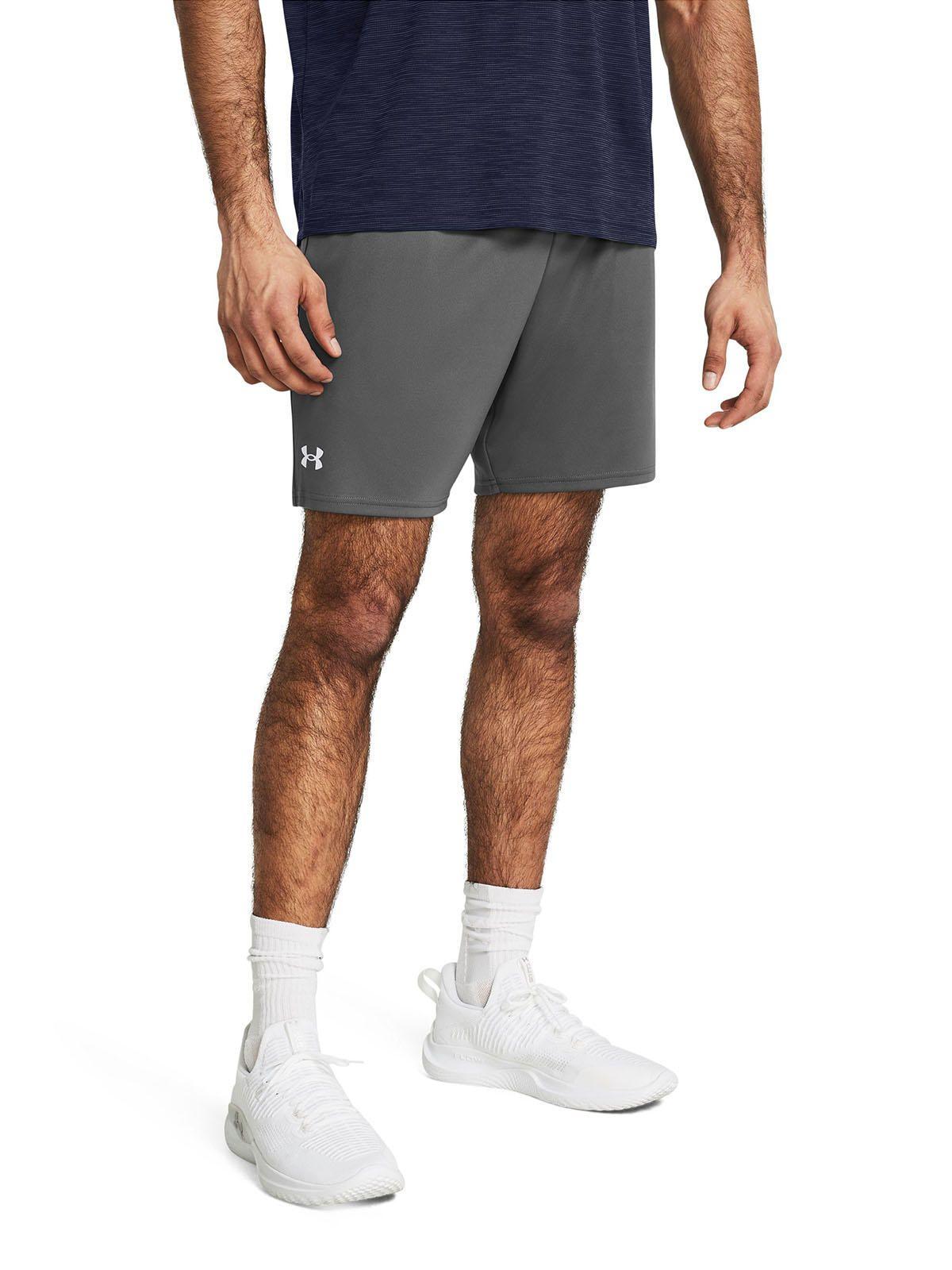Shorts UA Tech 7 Para Hombre Gris-3
