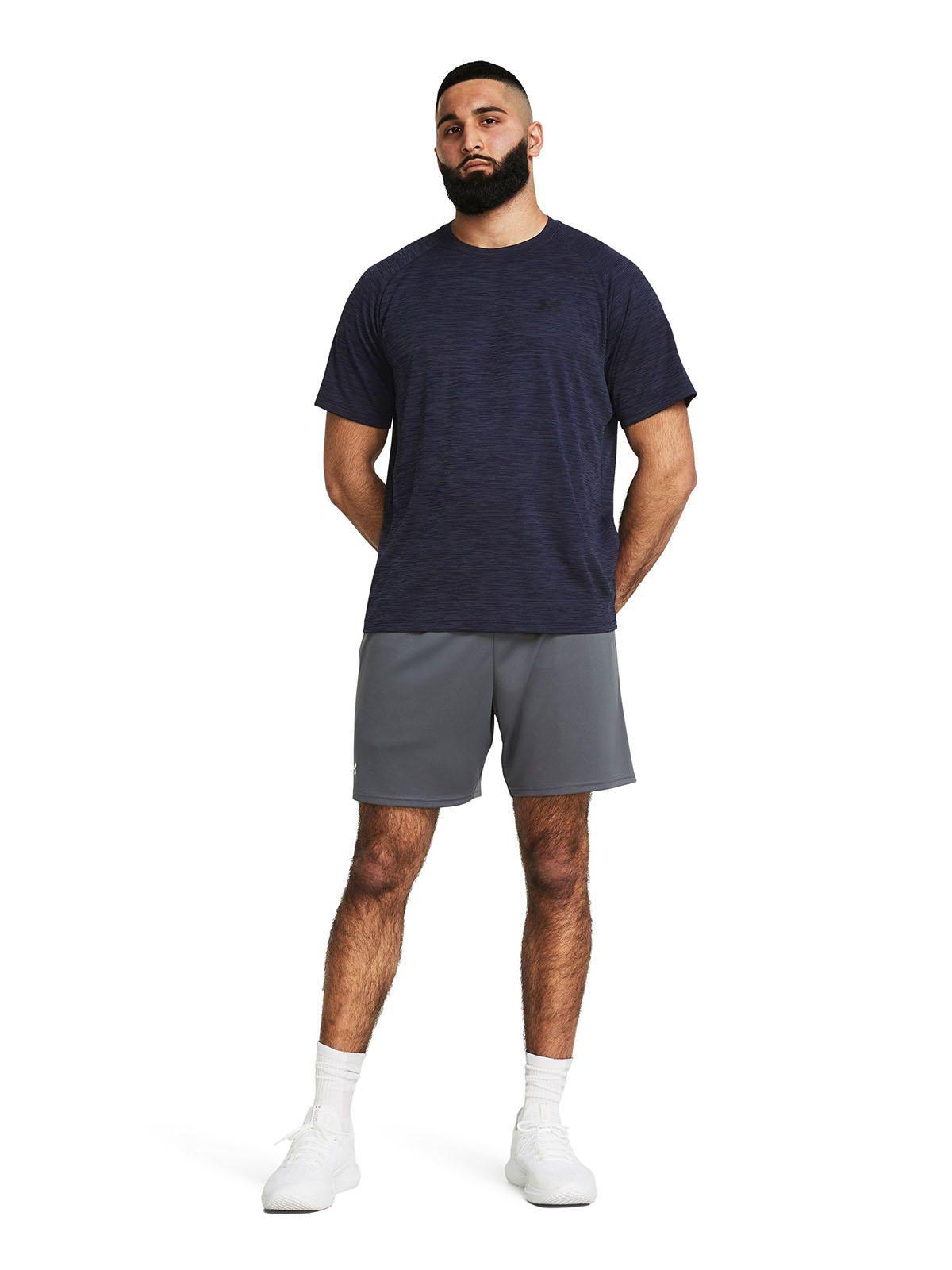 Shorts UA Tech 7 Para Hombre Gris-5