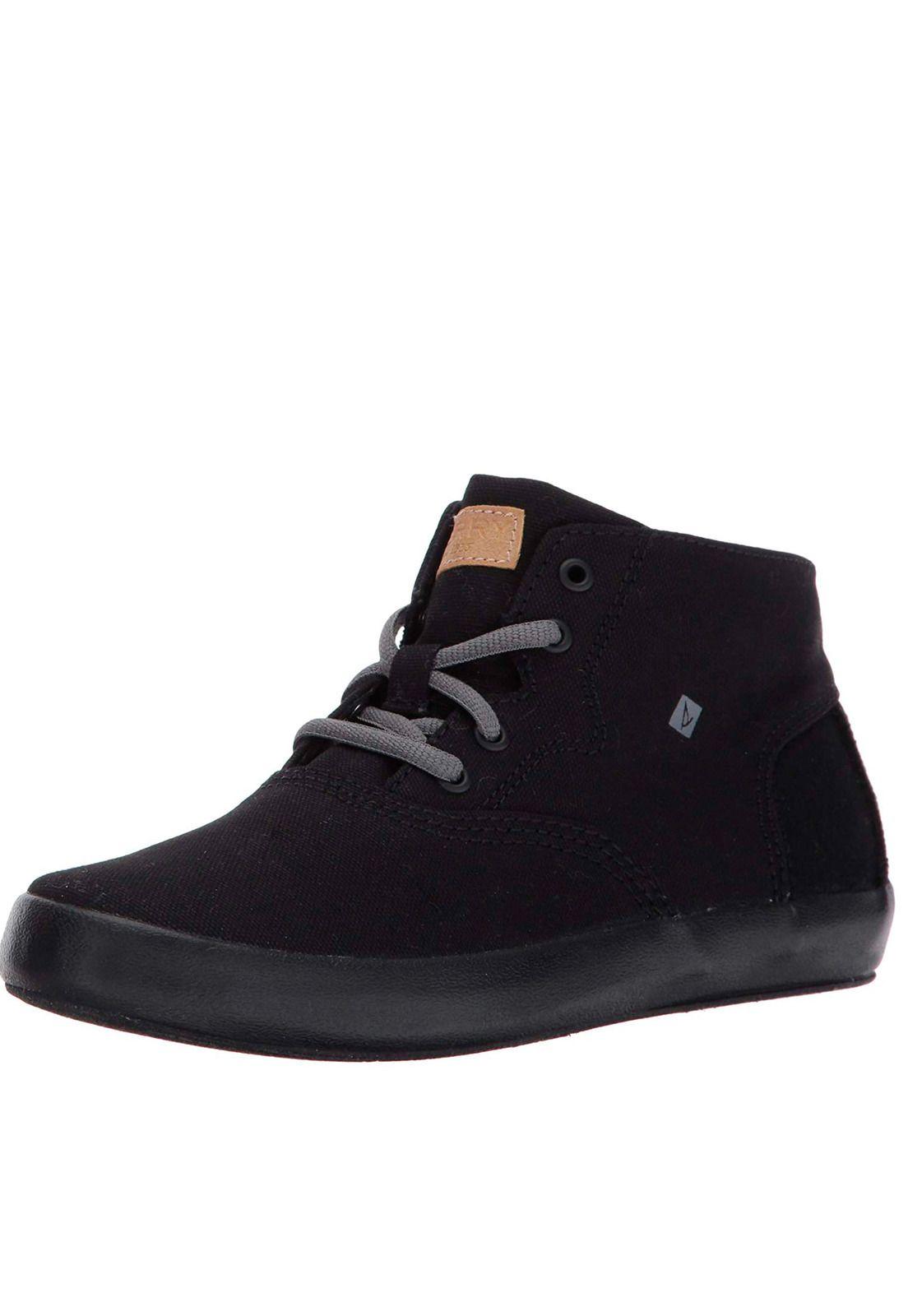 Zapatilla Sp-Wahoo Mid Negro Niño Sperry-1