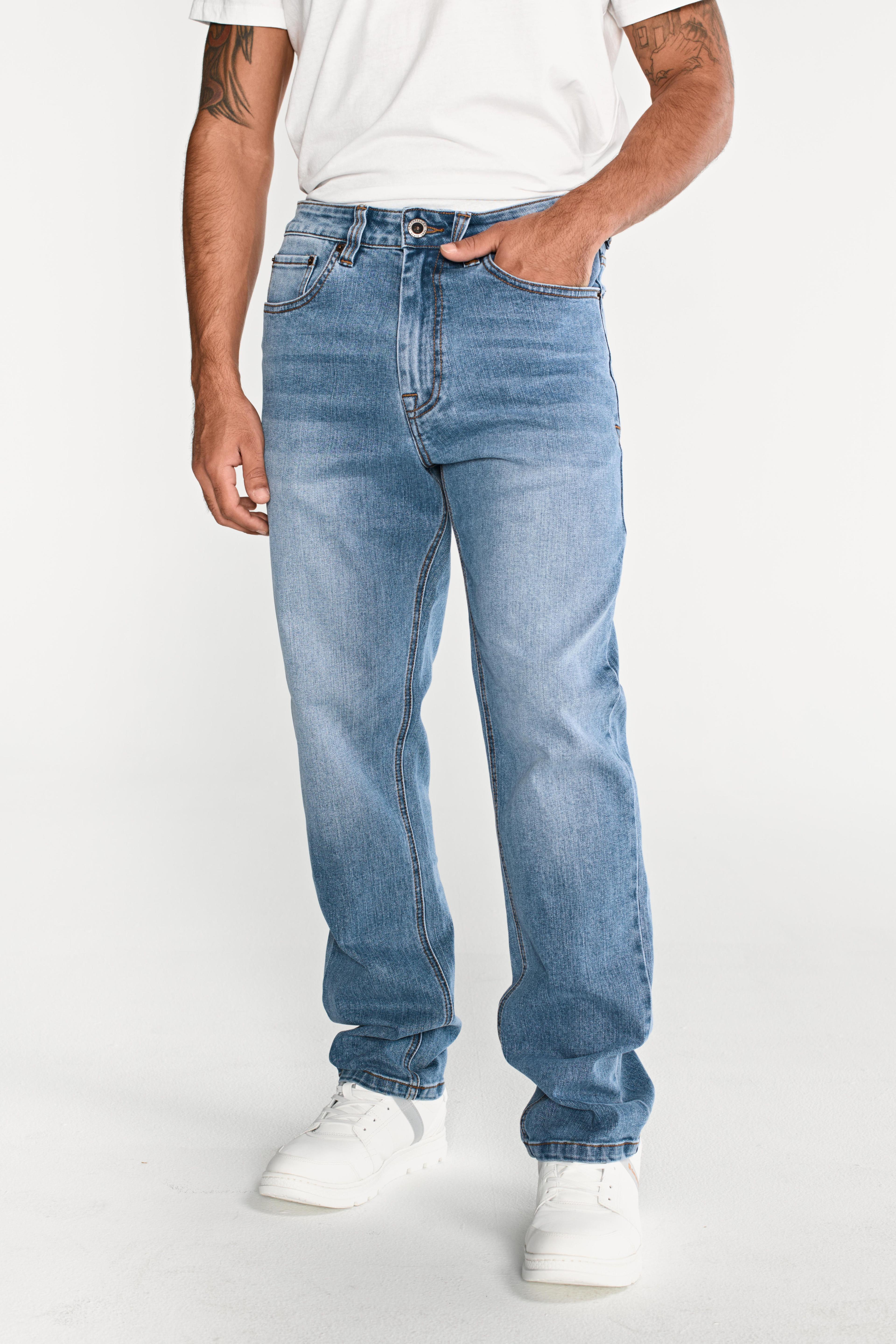 Jeans Denim Hombre Eco Stretch Denim Straight Azul-4