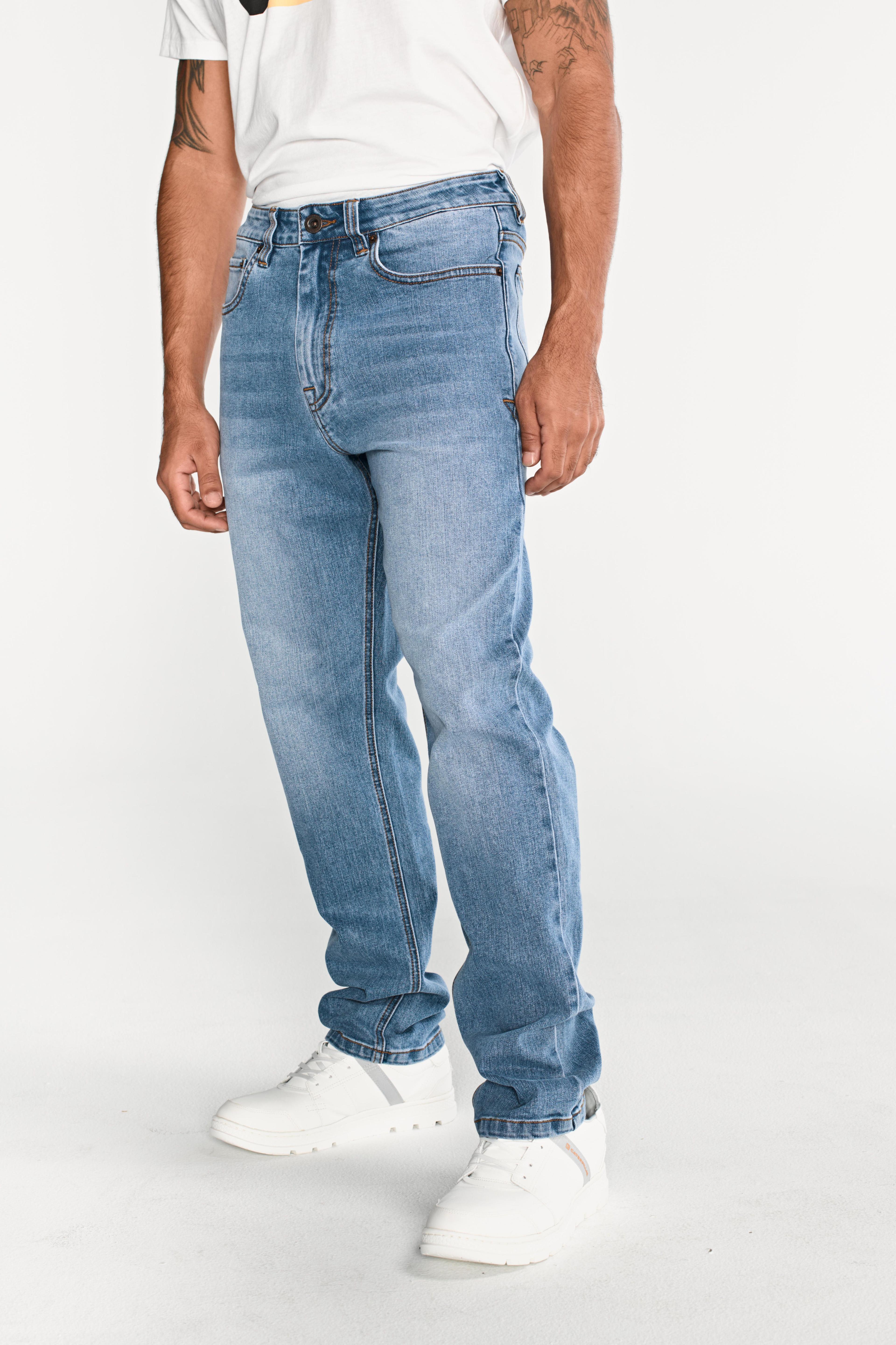Jeans Denim Hombre Eco Stretch Denim Straight Azul-5