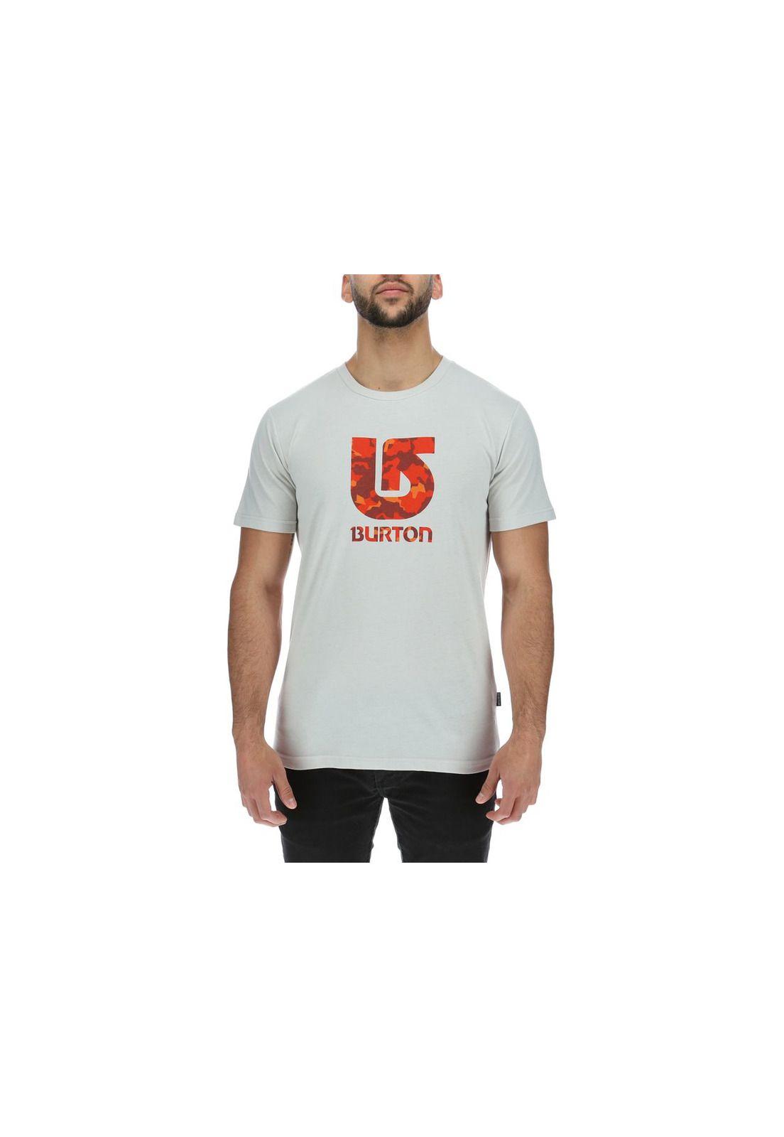 Polera M/C  Hombre Logo Vertical Ii Gris-0