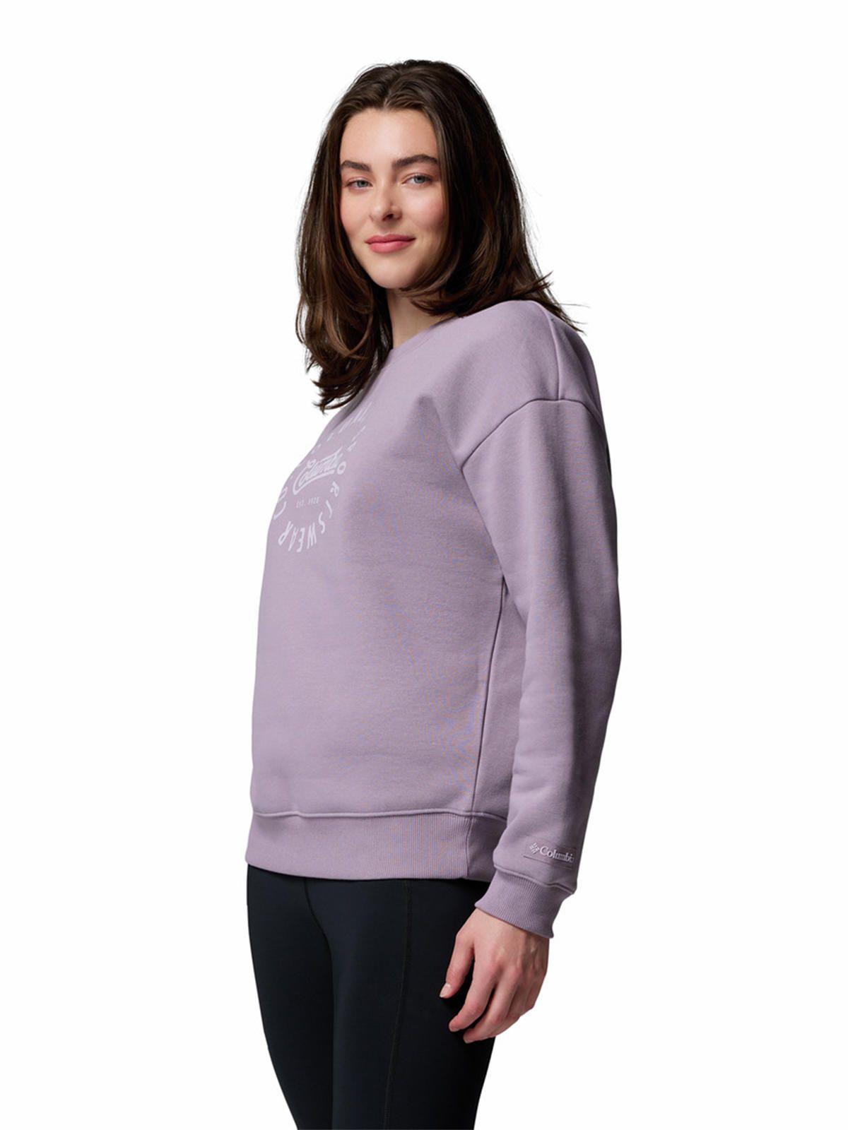 Poleron Mujer Meridian Creek Crew Morado-1