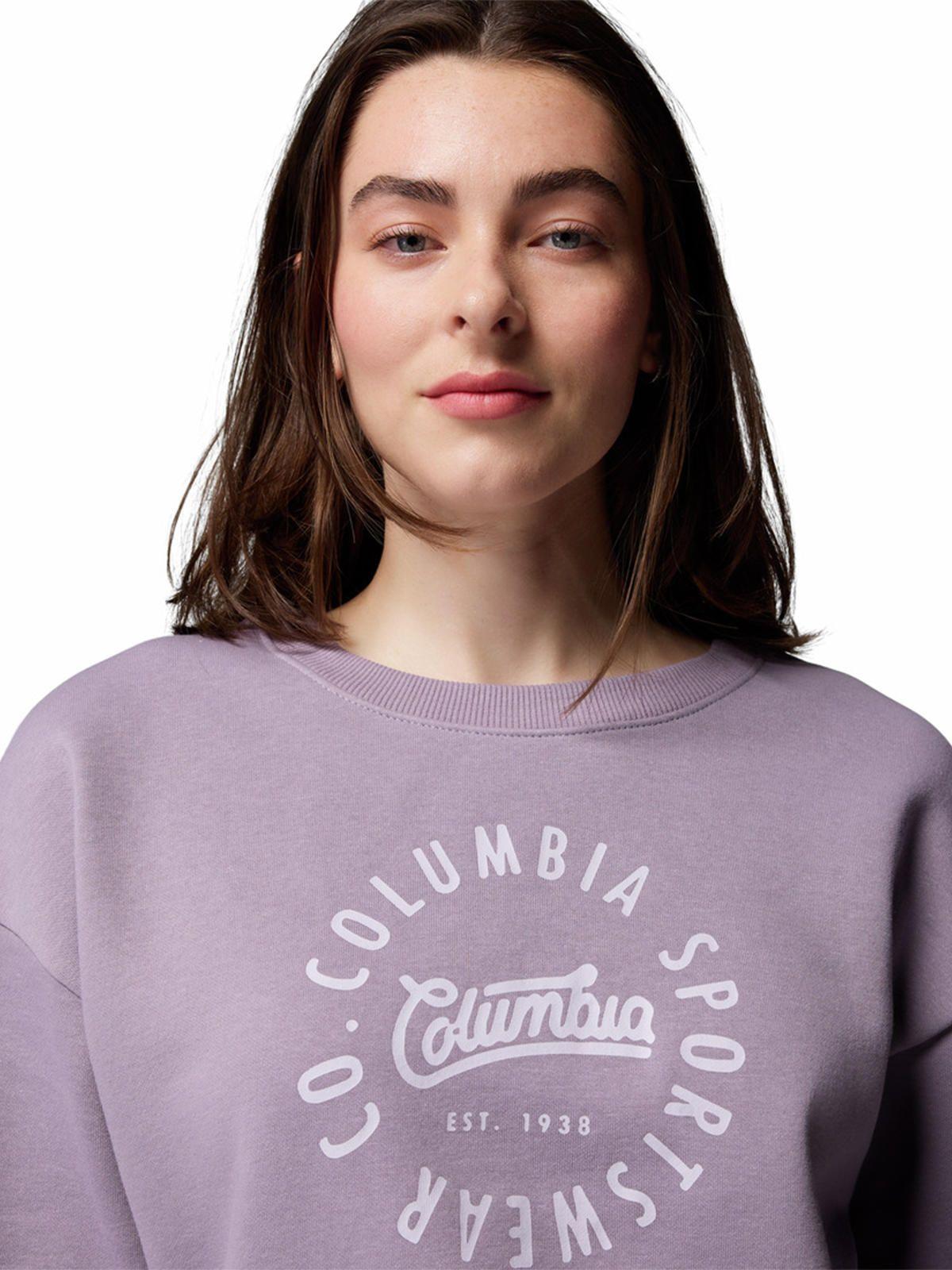 Poleron Mujer Meridian Creek Crew Morado-3