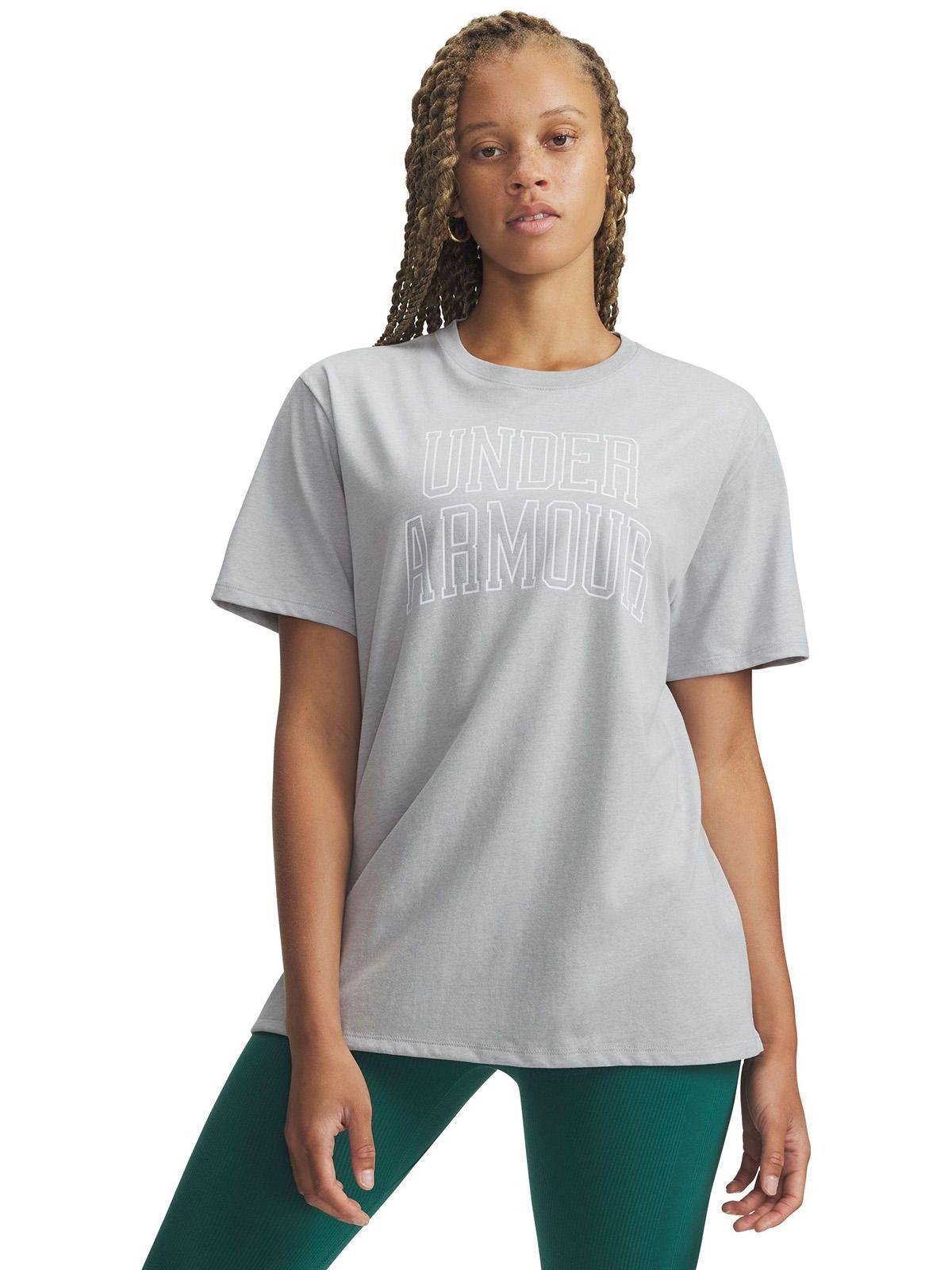 Polera M/C Mujer Rival Oversized Campus Polera Gris-0