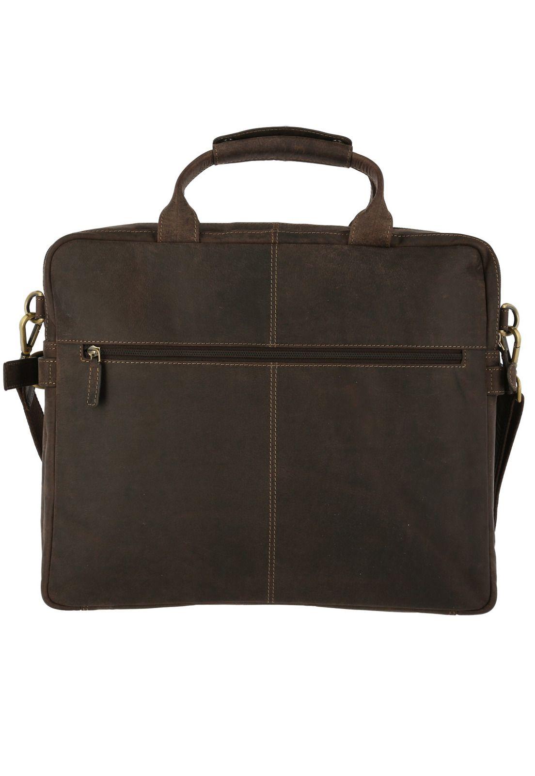 Maletín Cuero Hombre Bks Grover Café-2