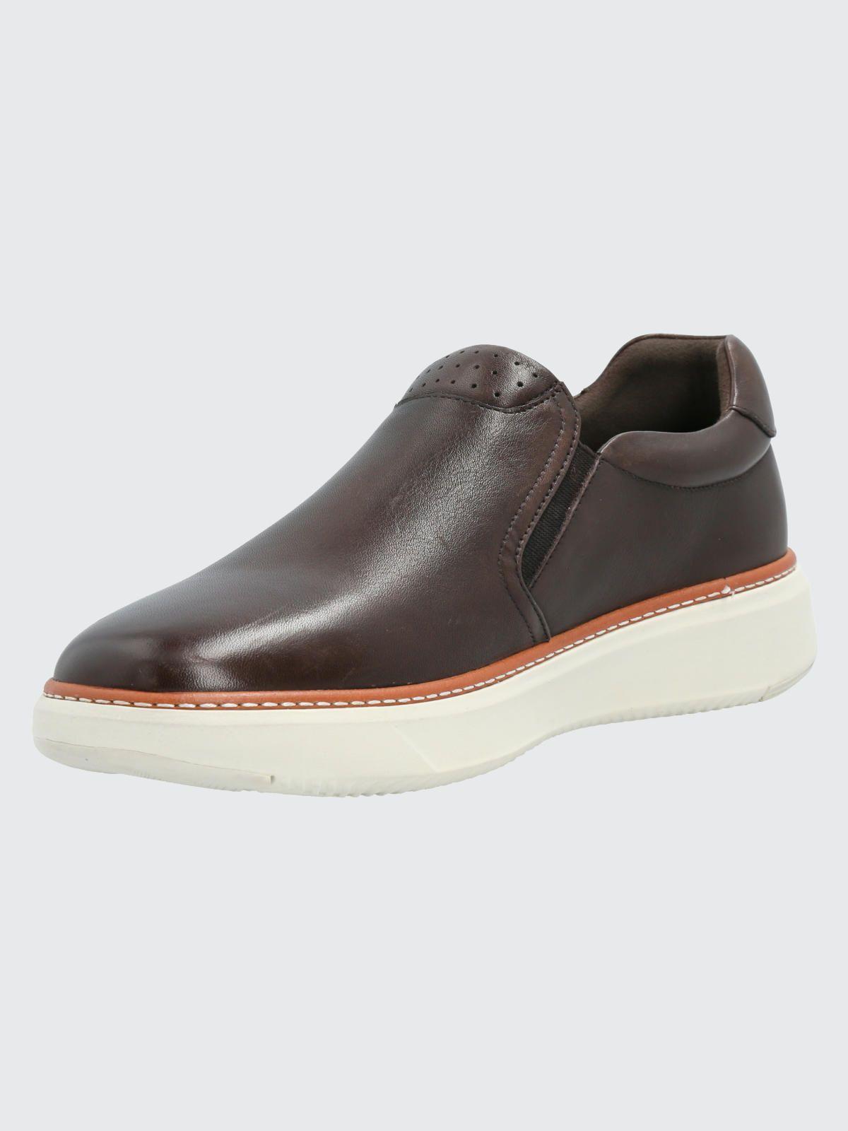 Zapato Cuero Hombre Lite G Café-4