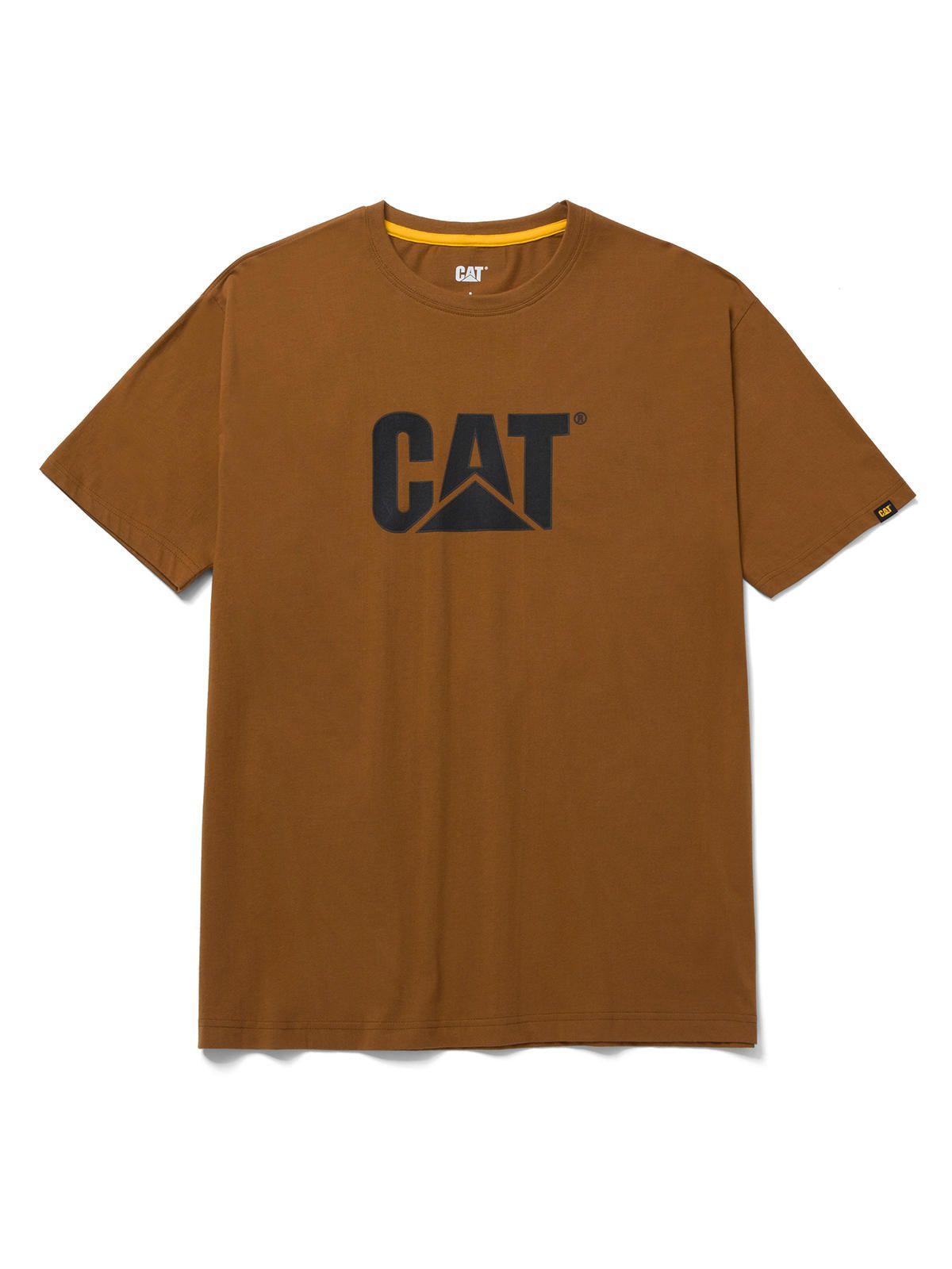 Polera Manga Corta Hombre Tm Logo Tee Bronce-0