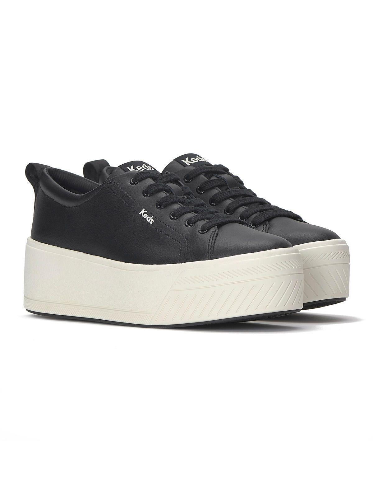 Zapatilla Cuero Mujer Skyler Leather Negro-1