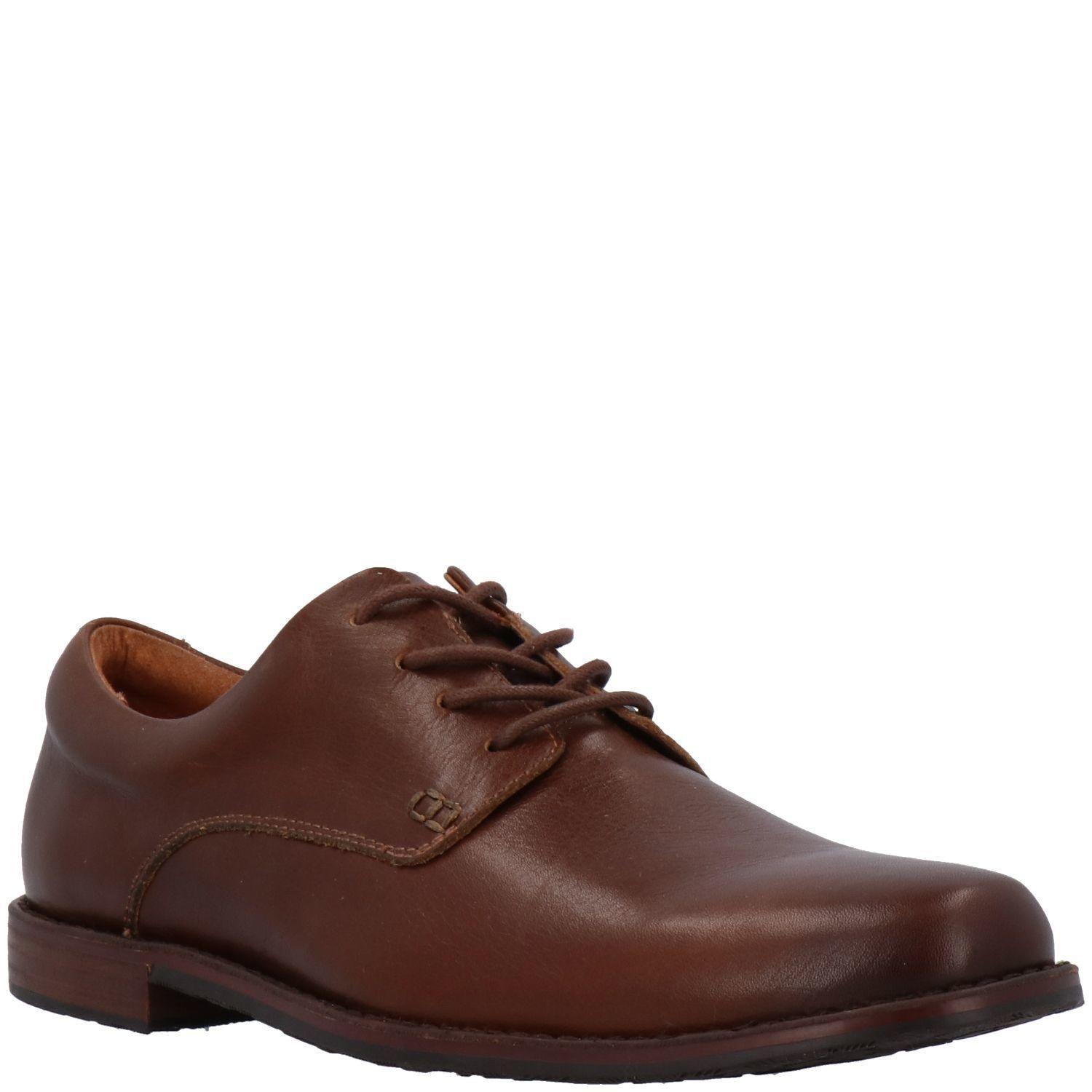 Zapato Cuero Hombre Harrow I Café Claro-0