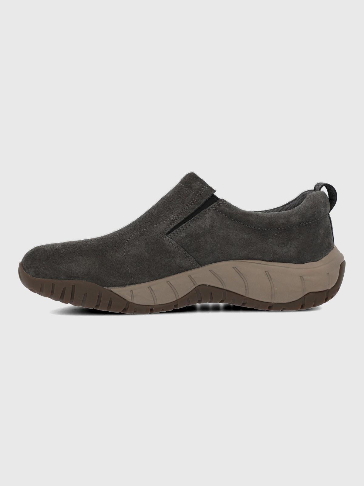 Slip On Cuero Hombre Tornnado Gris-1