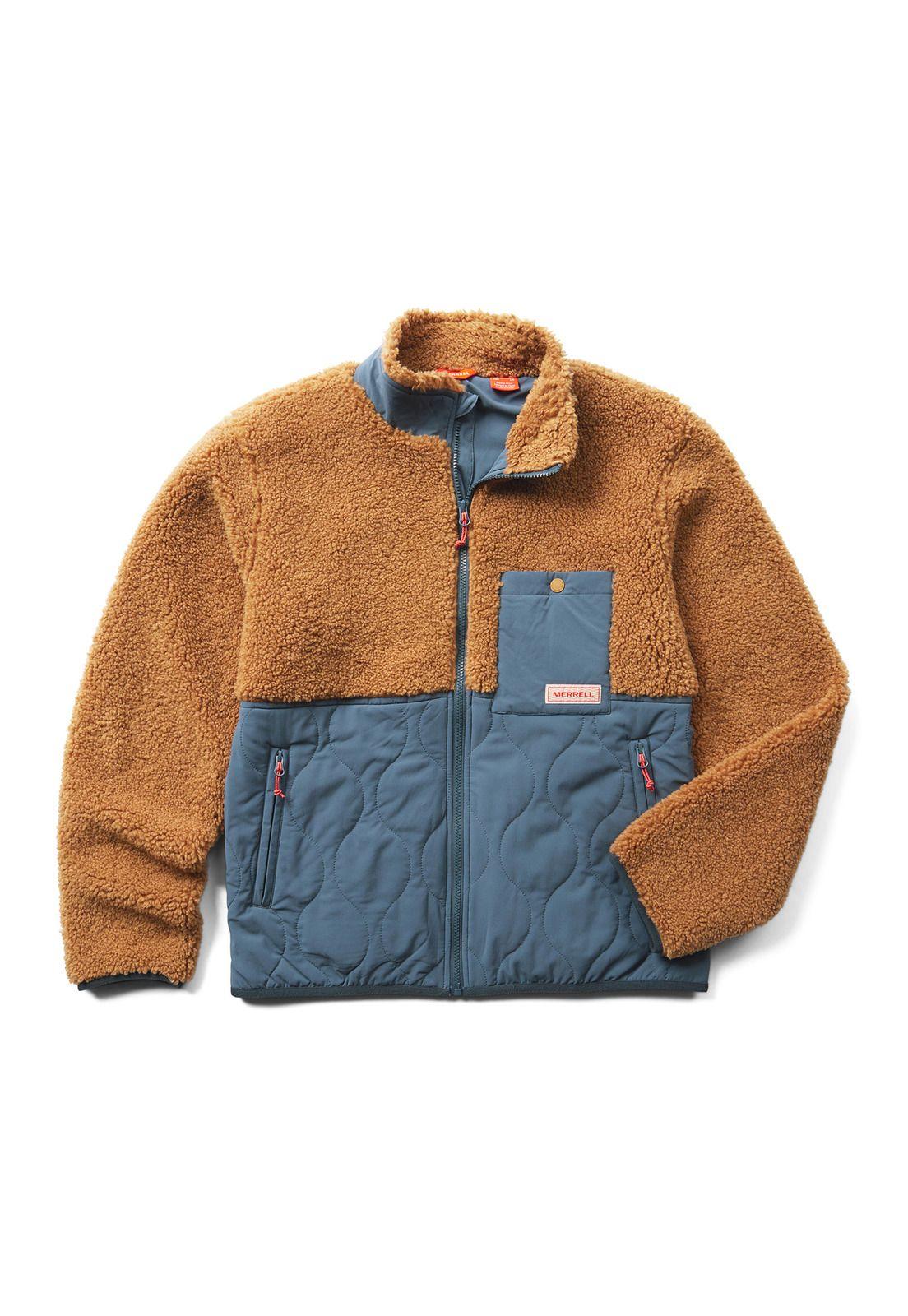 Polar Hombre Sherpa Mixup Jacket Mostaza-0