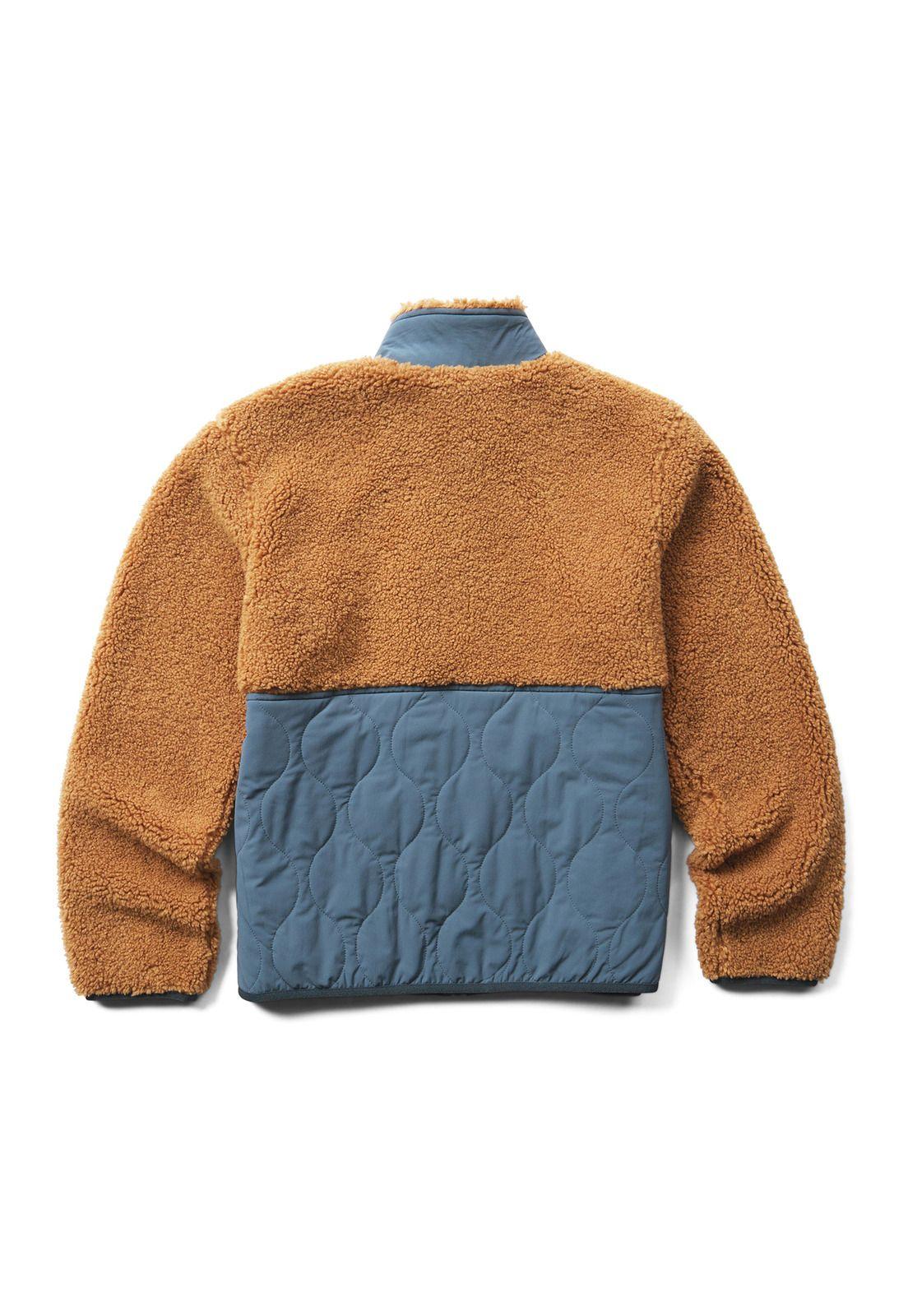 Polar Hombre Sherpa Mixup Jacket Mostaza-1