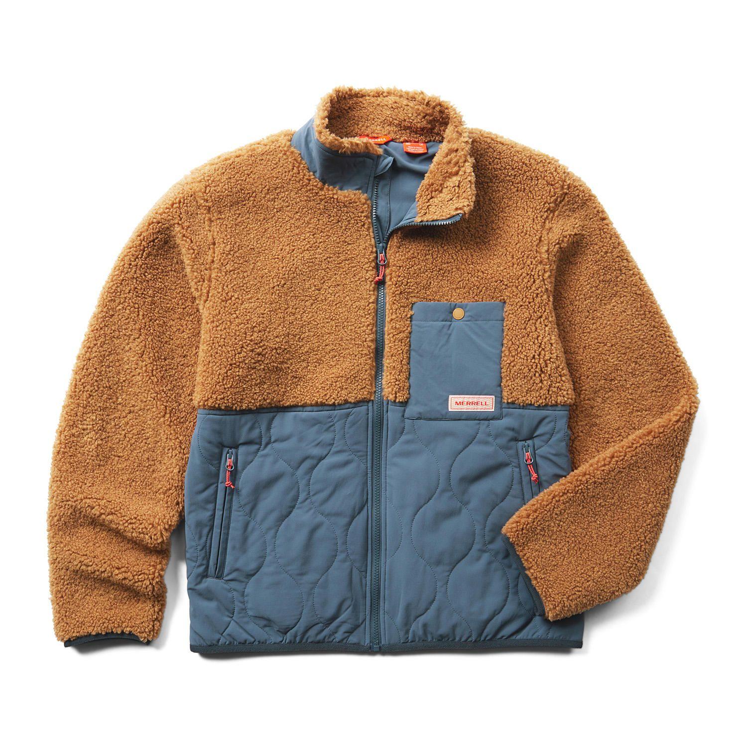 Polar Hombre Sherpa Mixup Jacket Mostaza-0