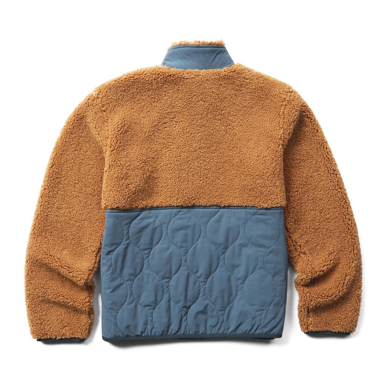 Polar Hombre Sherpa Mixup Jacket Mostaza-1