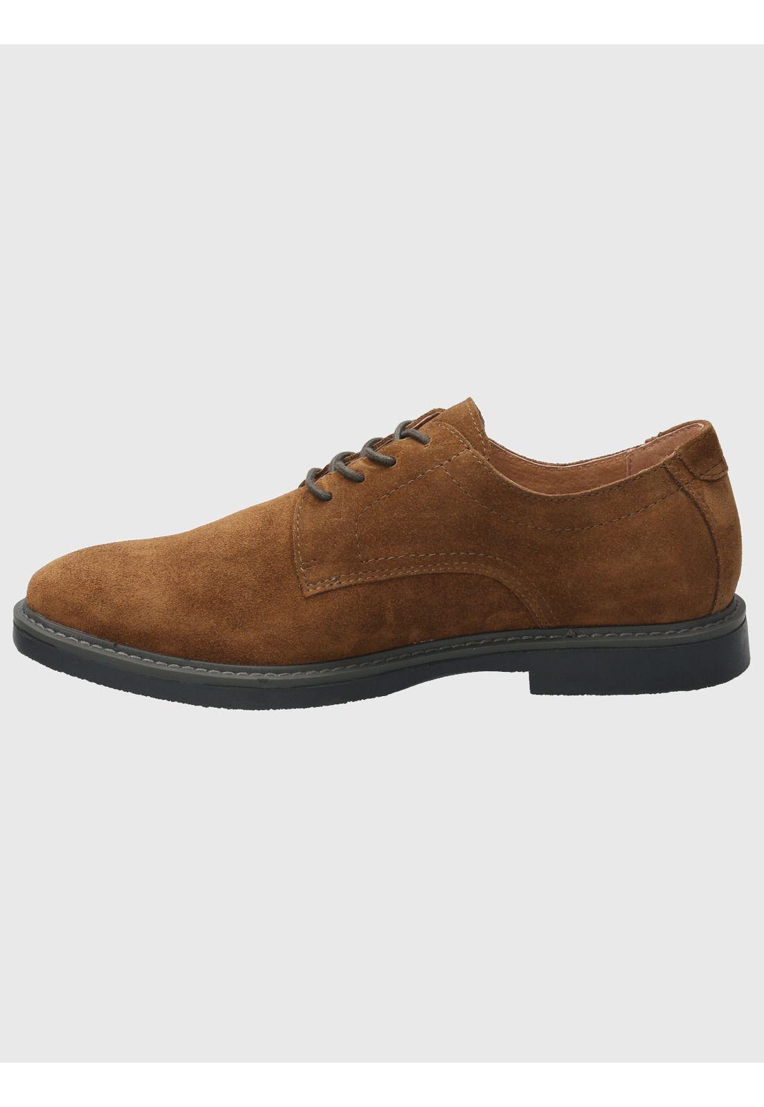 Zapato Cuero Hombre Masai Café-5