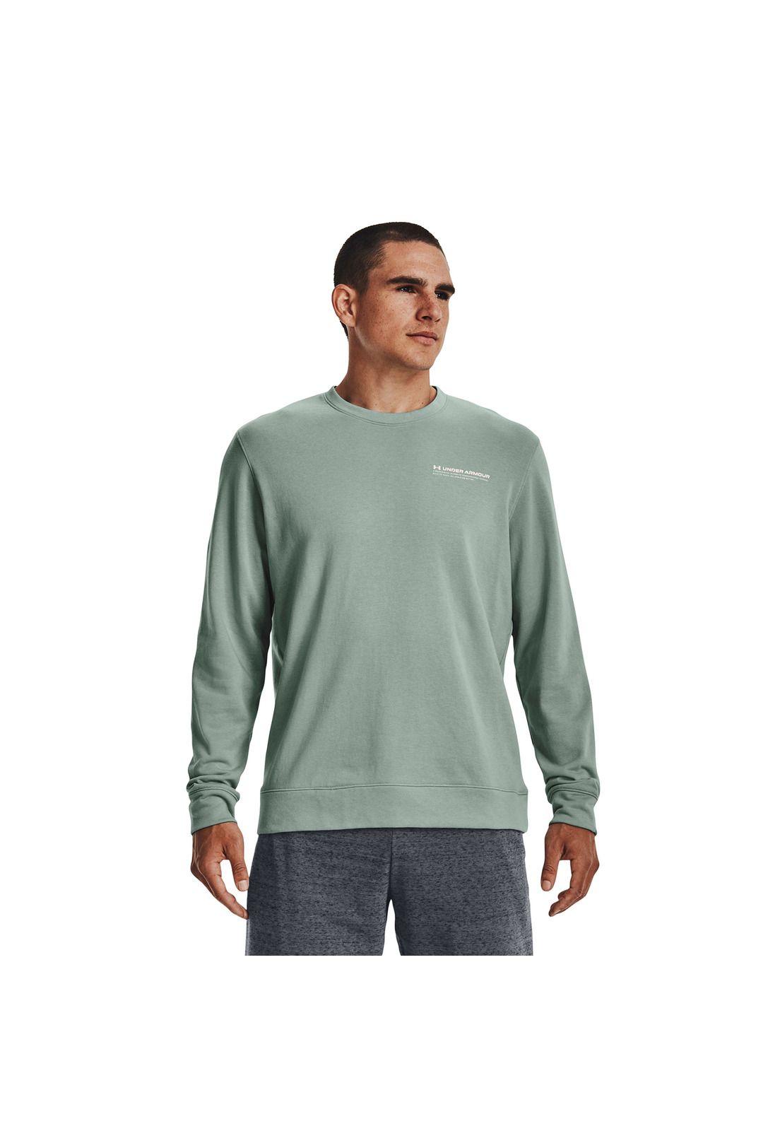 Polerón Hombre Rival Terry Logo Crw Gris-2