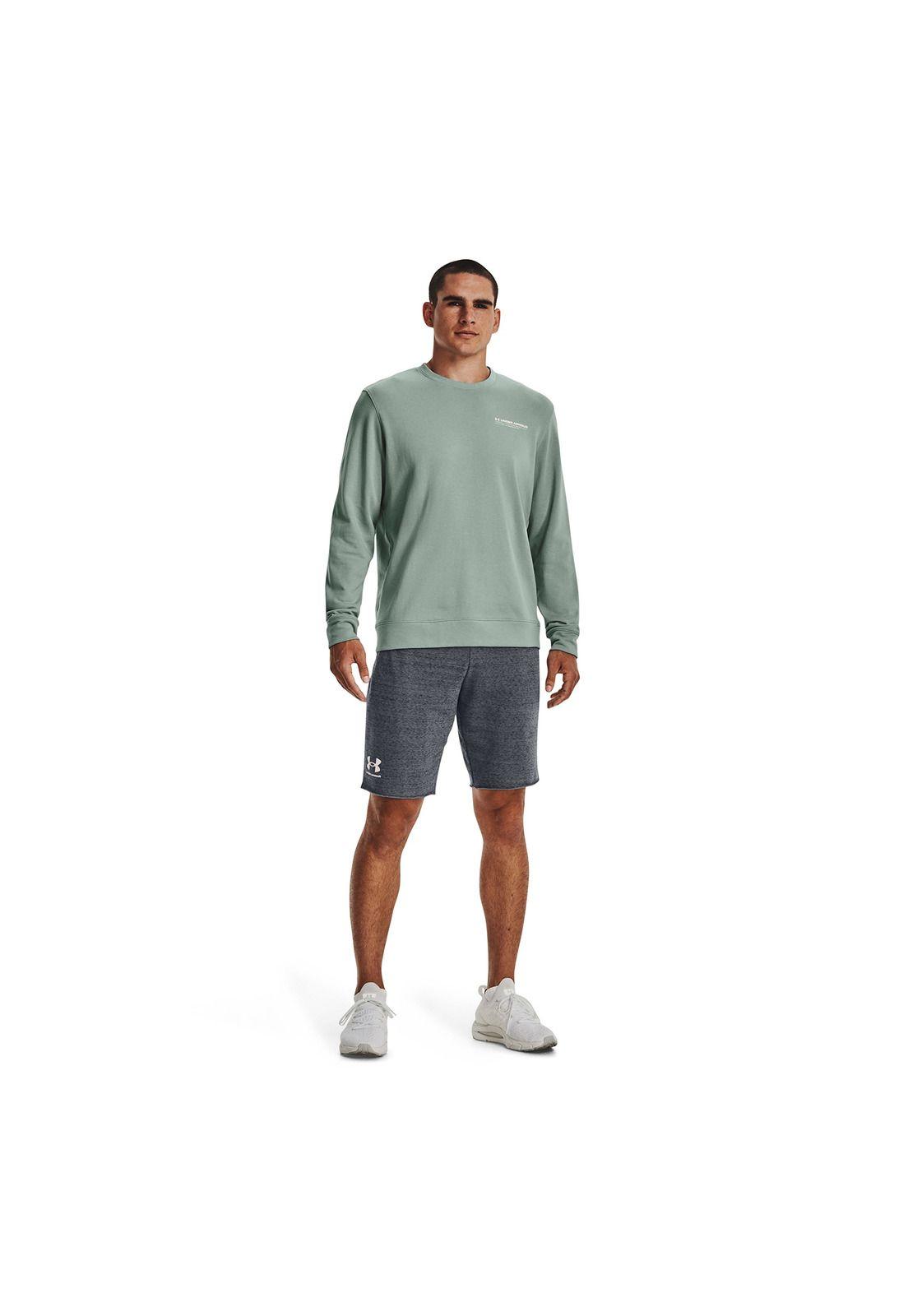 Polerón Hombre Rival Terry Logo Crw Gris-5
