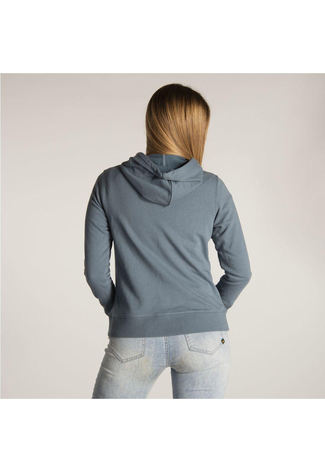 Polerón Mujer W Fdtn Logo Ft Hoody Azul-2