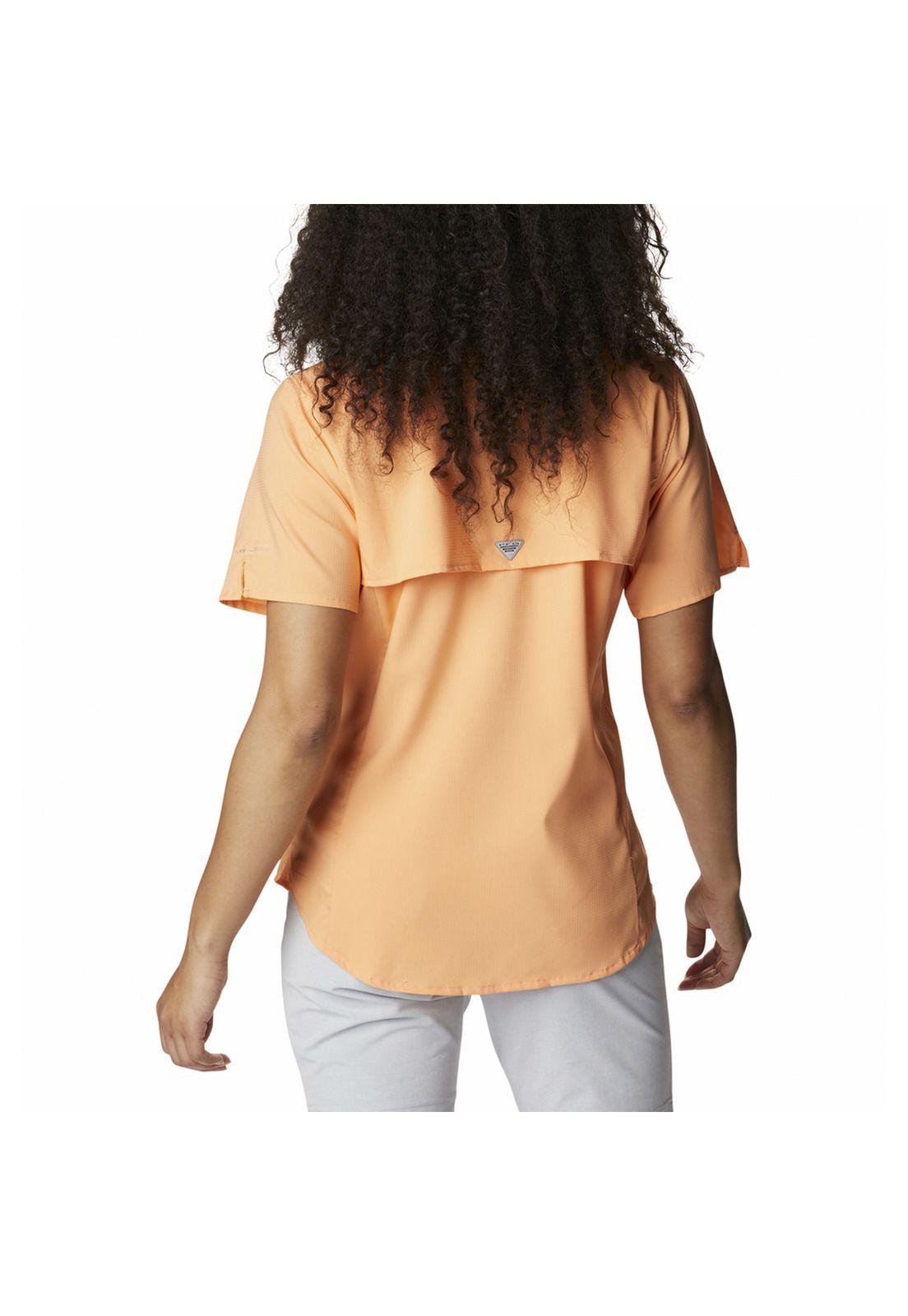 Camisa Mujer Tamiami Ii Ss Shirt Rosado-2