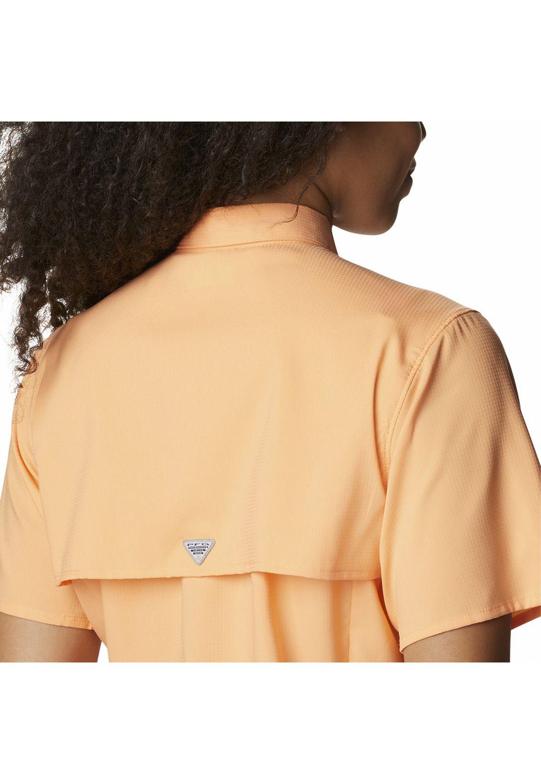 Camisa Mujer Tamiami Ii Ss Shirt Rosado-3