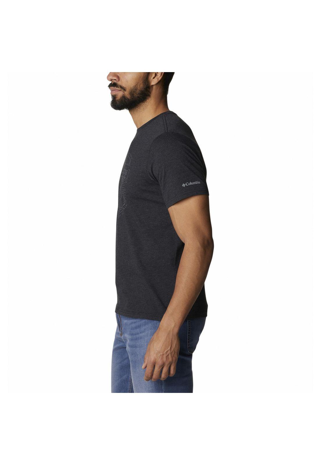 Polo Hombre Bluff Mesa Graphic Negro-1