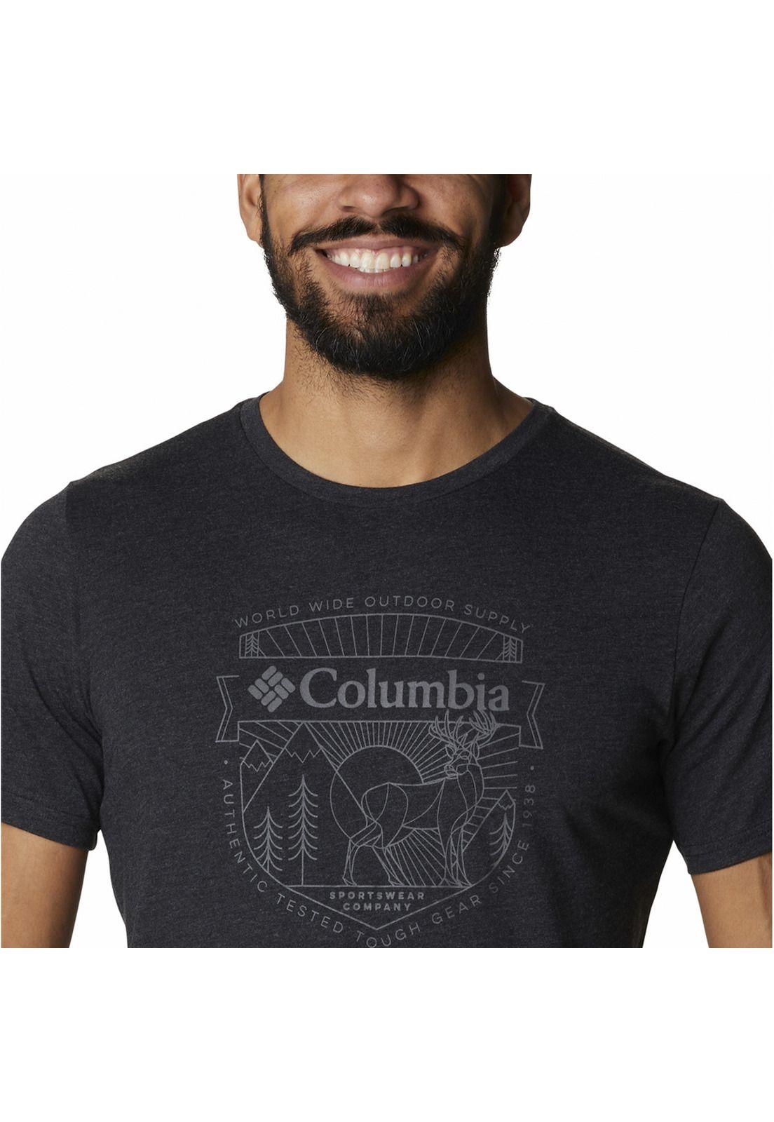 Polo Hombre Bluff Mesa Graphic Negro-3
