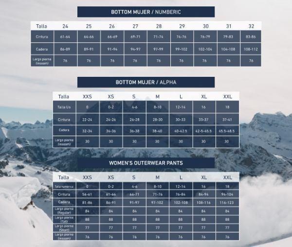 Jardinera nieve Mujer Avalon B Negro-2