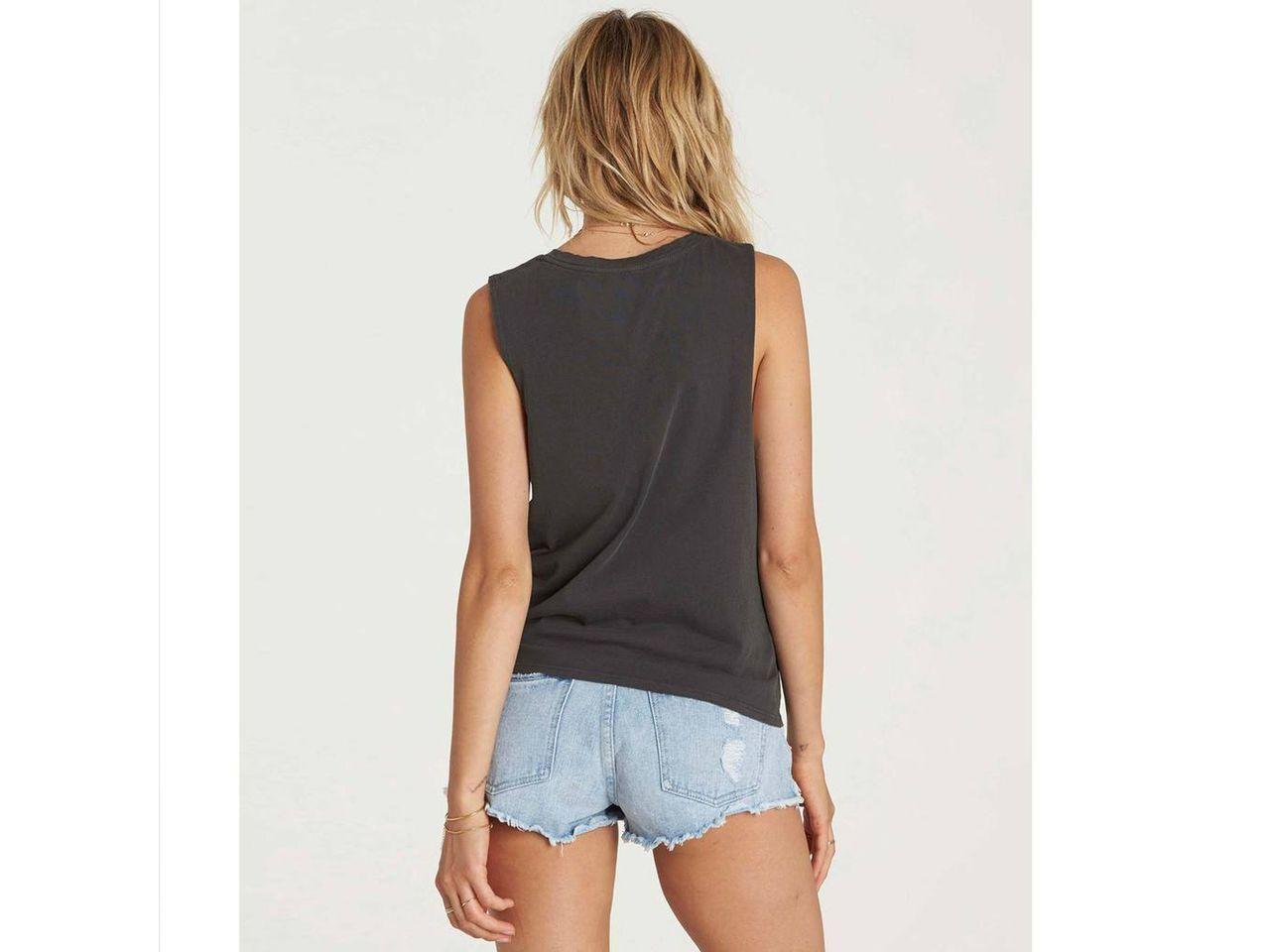 Polera Sin Mangas Moutains And Oceans Negro-1