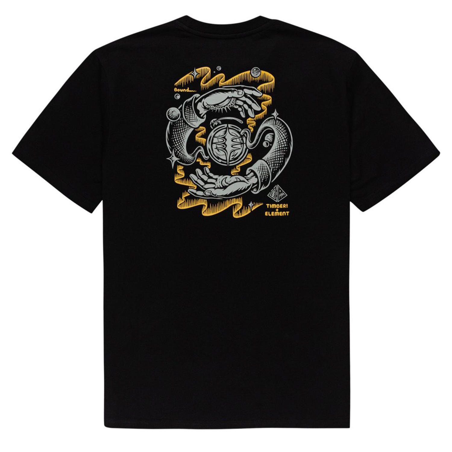 Polera M/C Hombre Rotation Negro-3