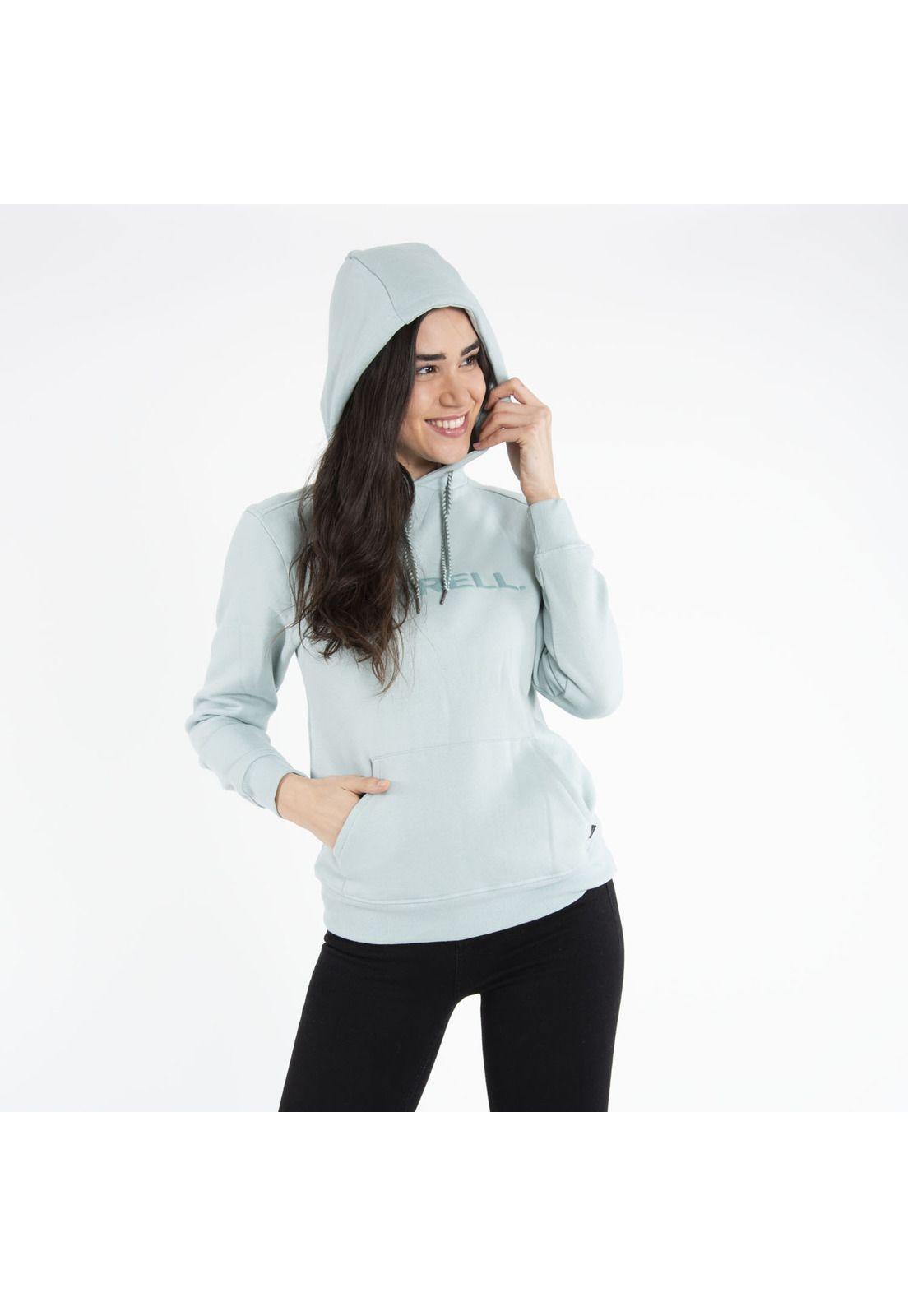 Polerón Mujer Joy Hoodie Azul-1
