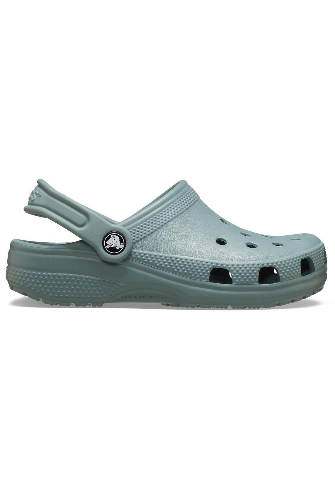 Zueco Crocs Niño Classic Clog Verde-0