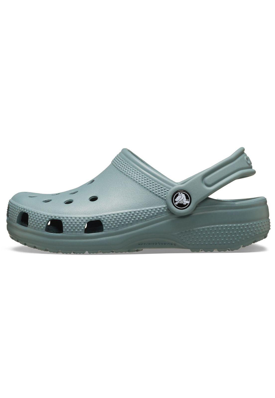 Zueco Crocs Niño Classic Clog Verde-1