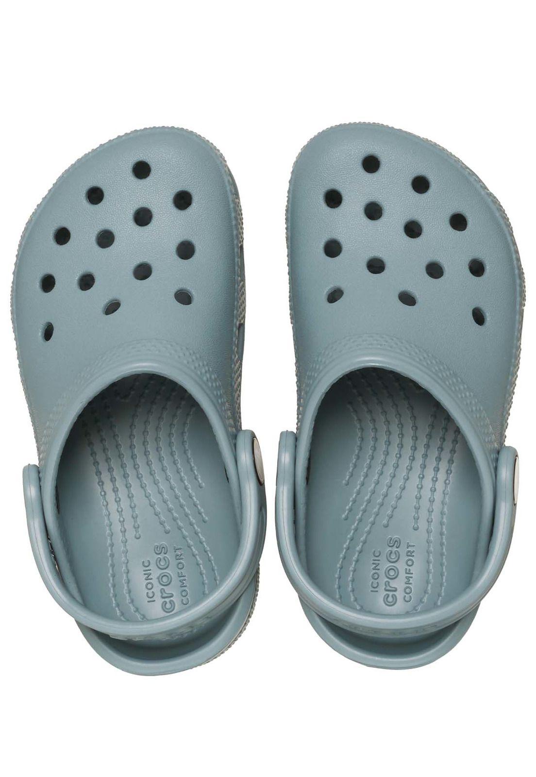 Zueco Crocs Niño Classic Clog Verde-4