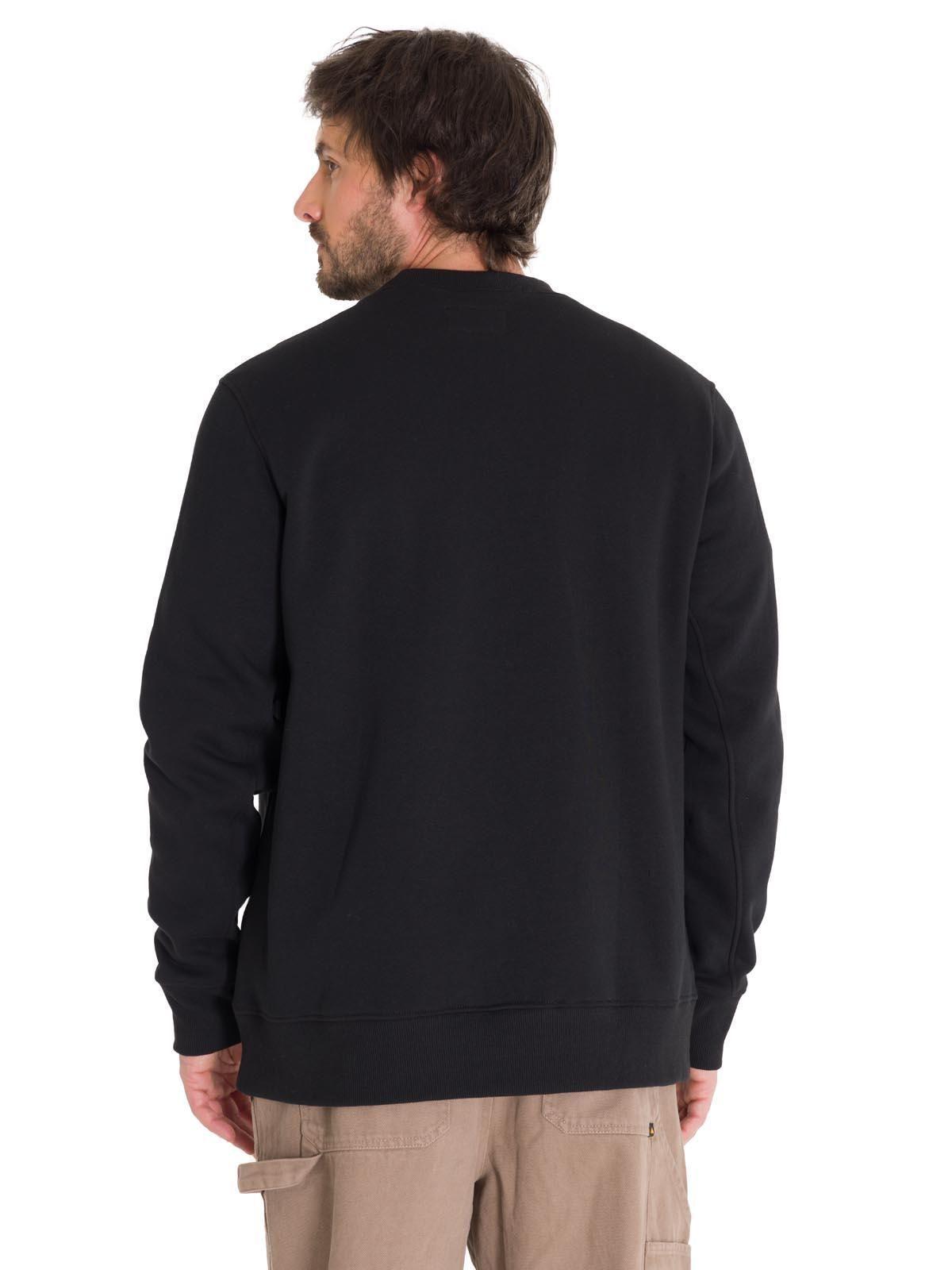 Polerón Hombre Crewneck Logo Negro-3