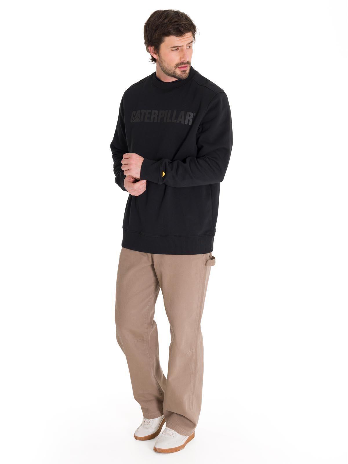 Polerón Hombre Crewneck Logo Negro-6