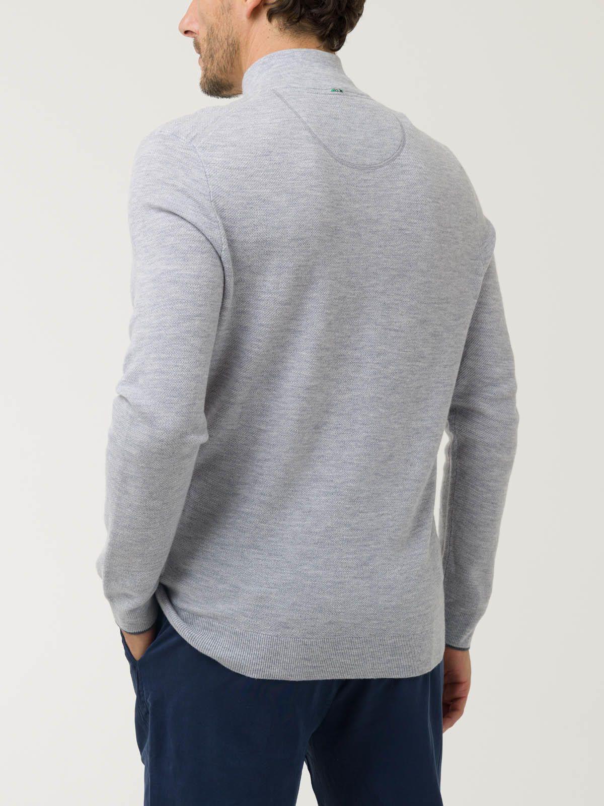 Sweater Lana Mercerizada Hombre Lucca Gris-6