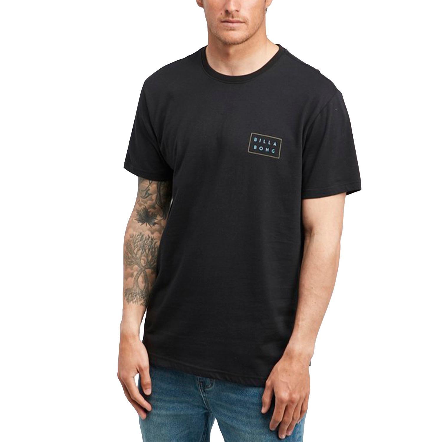 Polera M/C Hombre Diecut Ss Negro-0