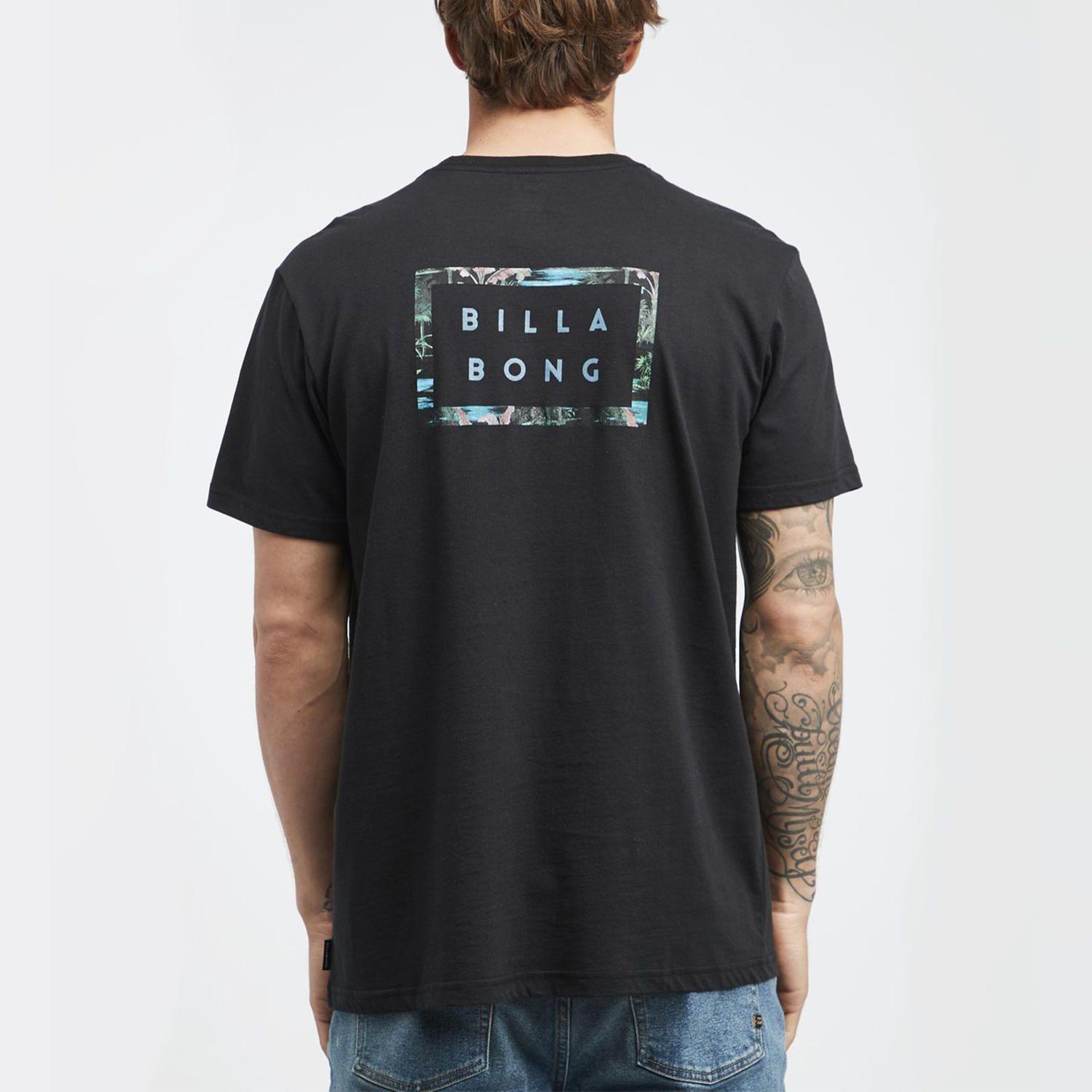 Polera M/C Hombre Diecut Ss Negro-1