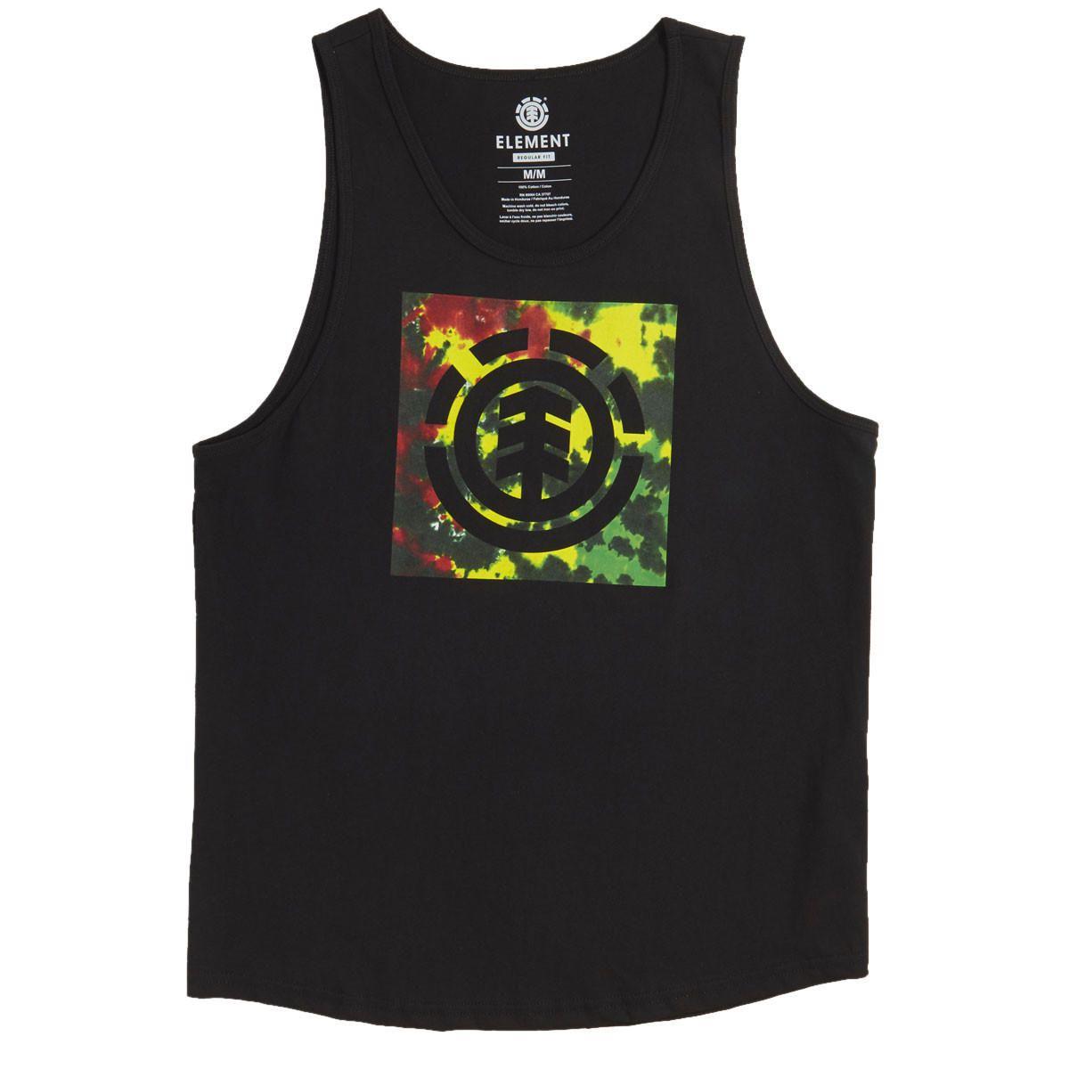 Polera Sin Mangas Hombre Rasta Block Fill Tk Negro-0