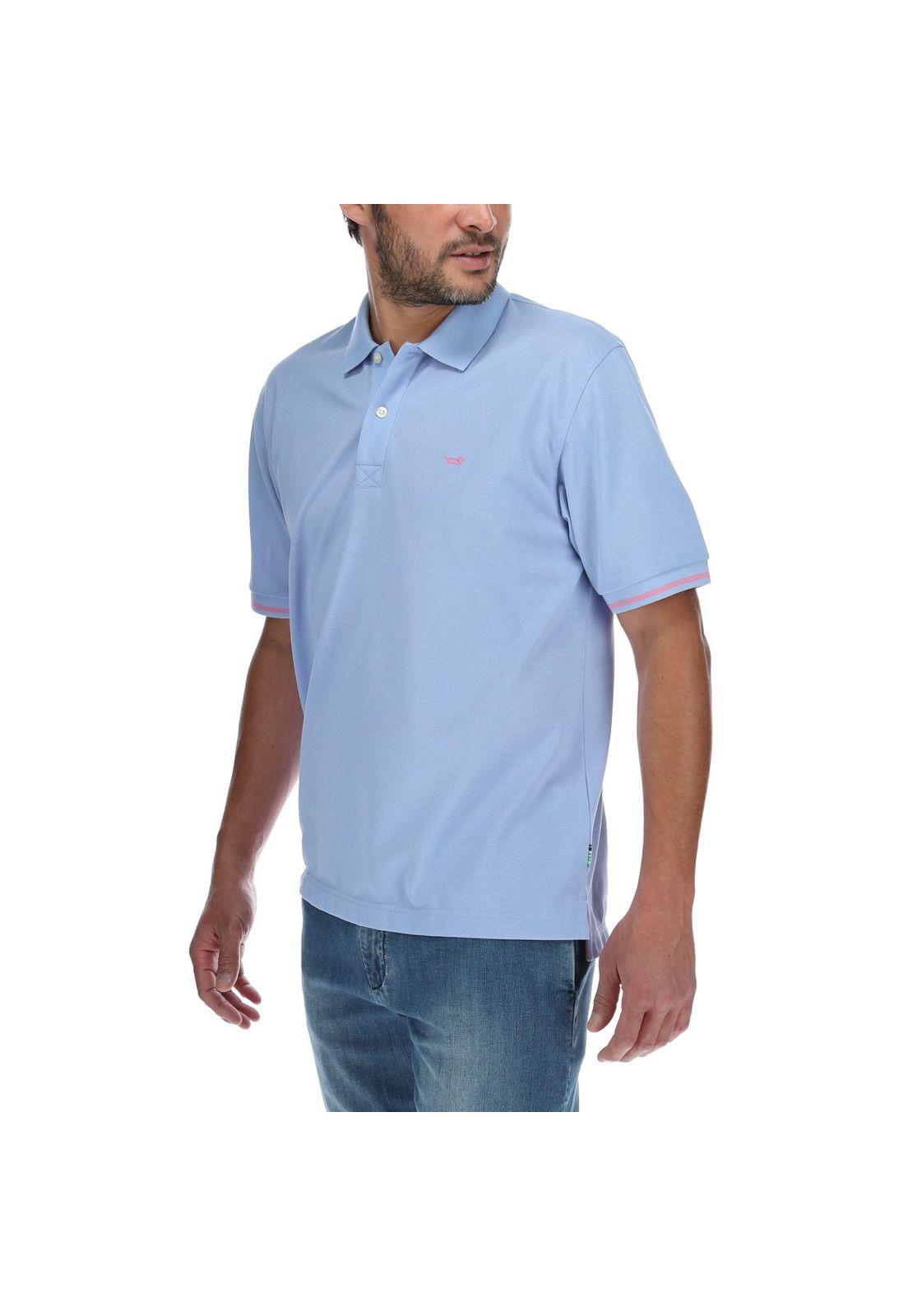 Polera Hombre Mitchell Celeste-1