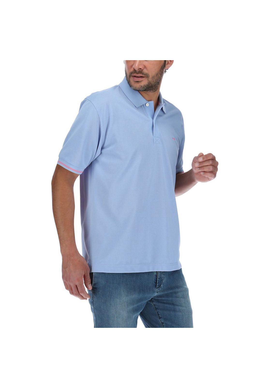 Polera Hombre Mitchell Celeste-3