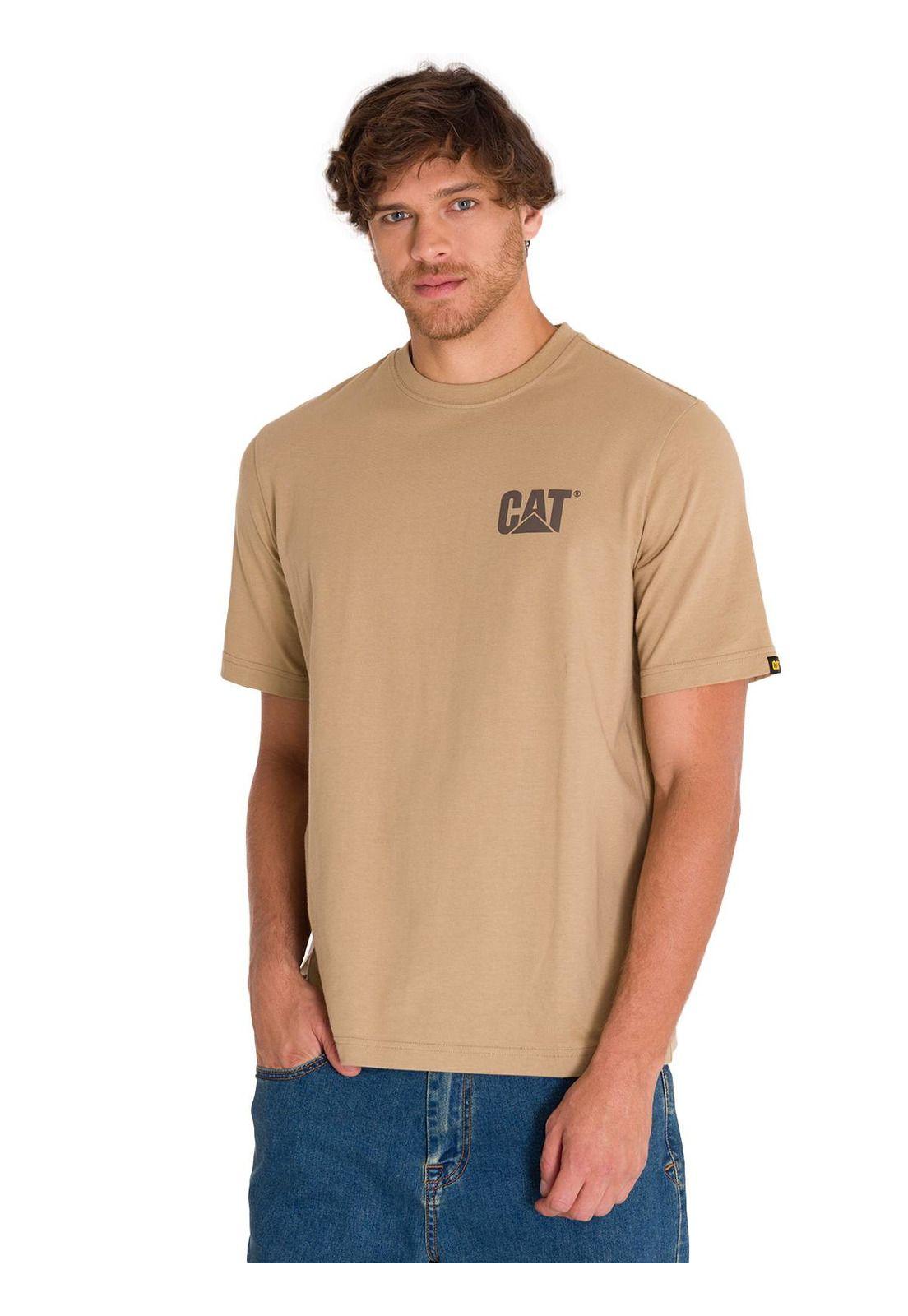 Polera Manga Corta Trademark Tee Hombre Café Clara-1