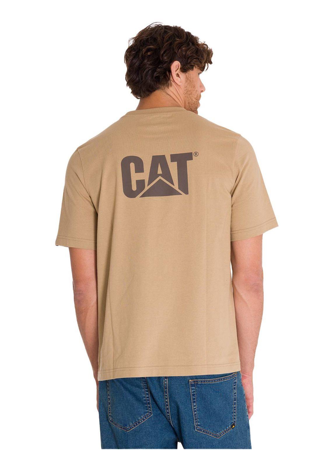 Polera Manga Corta Trademark Tee Hombre Café Clara-3