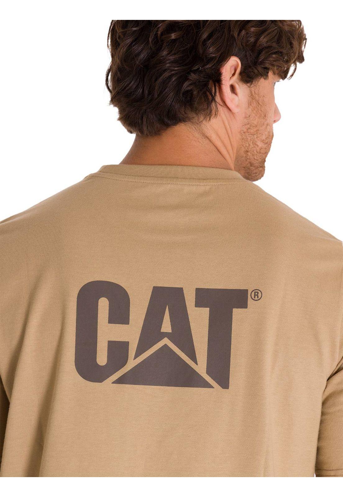 Polera Manga Corta Trademark Tee Hombre Café Clara-5
