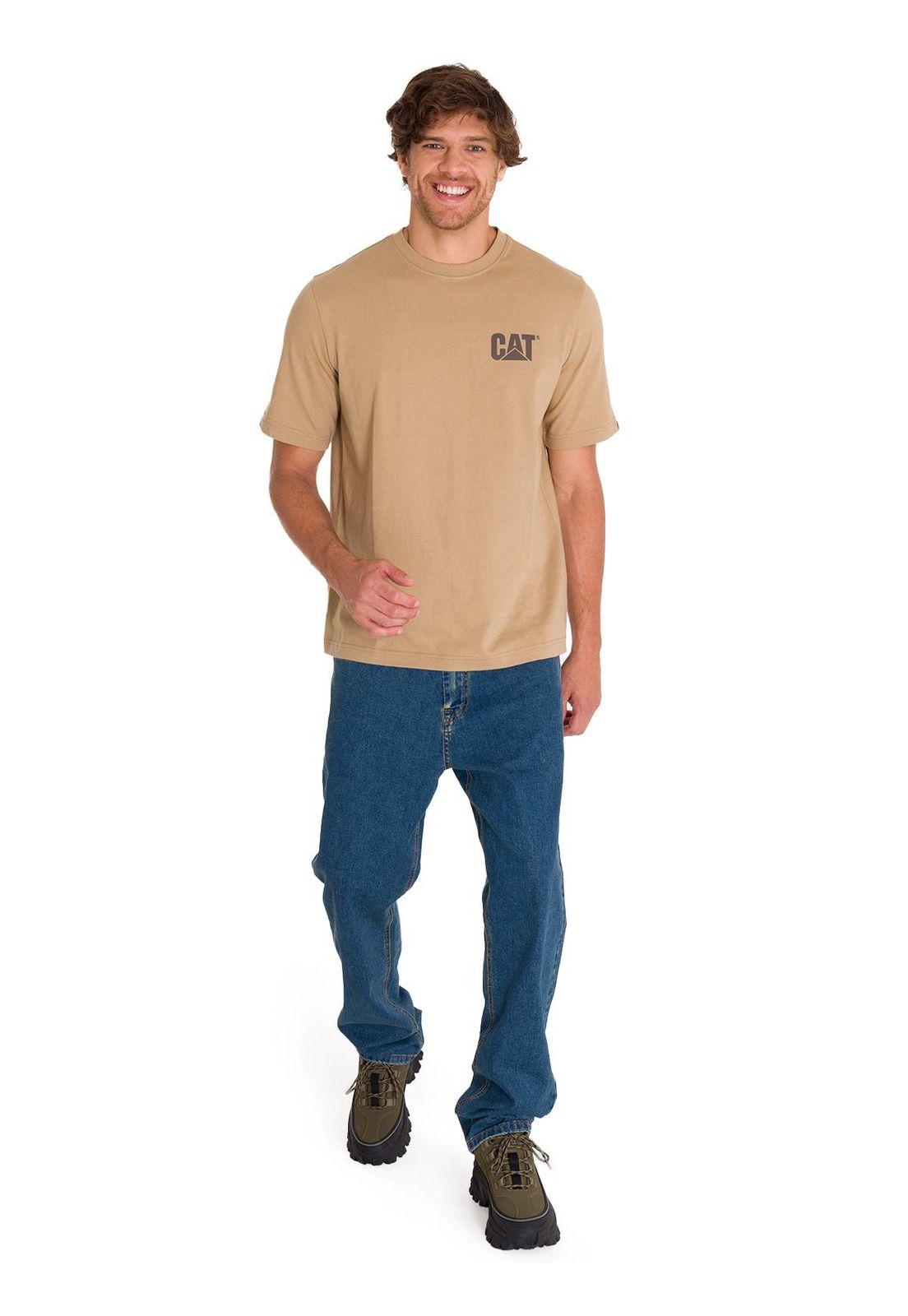 Polera Manga Corta Trademark Tee Hombre Café Clara-6