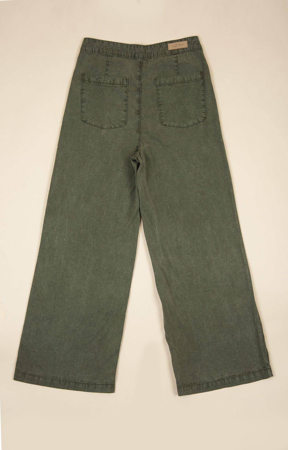 Jeans Tencel Mujer Julieta Verde-1